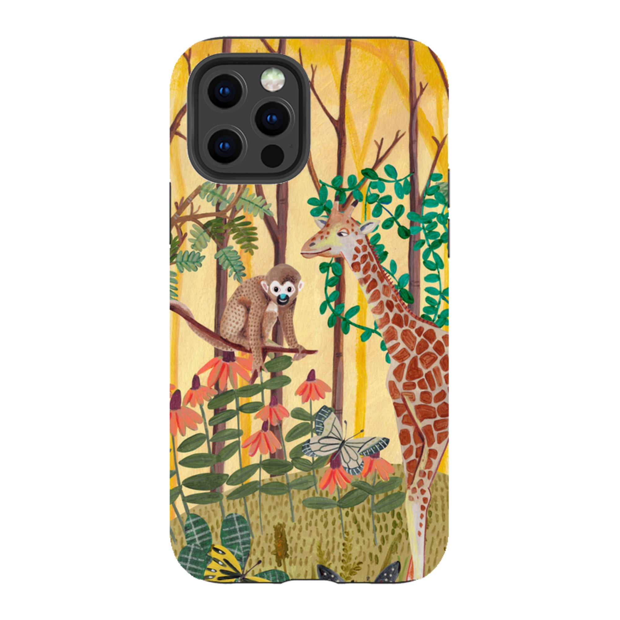 iPhone Tough Case - Giraffe By Caroline Bonne Muller
