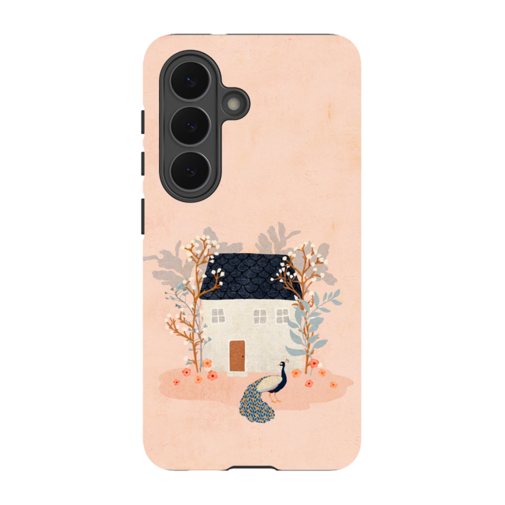Samsung Tough Case - Home Pink By Katherine Quinn