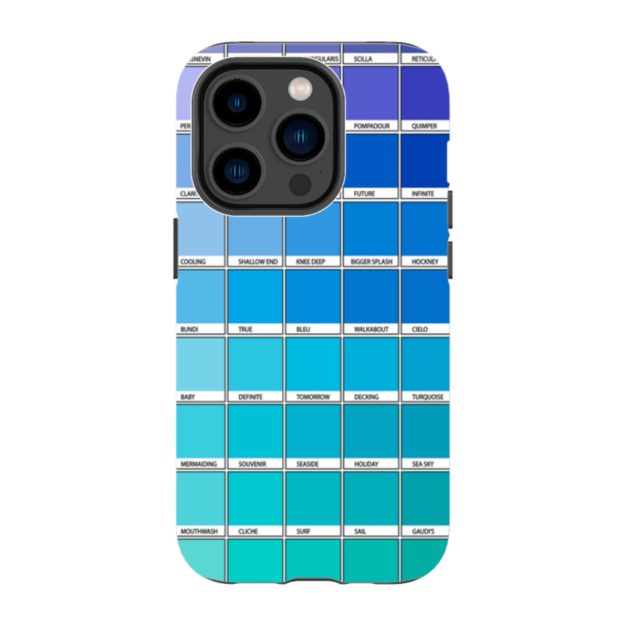 iPhone MagSafe Tough Case -  Blue Chromology By Kitty Joseph
