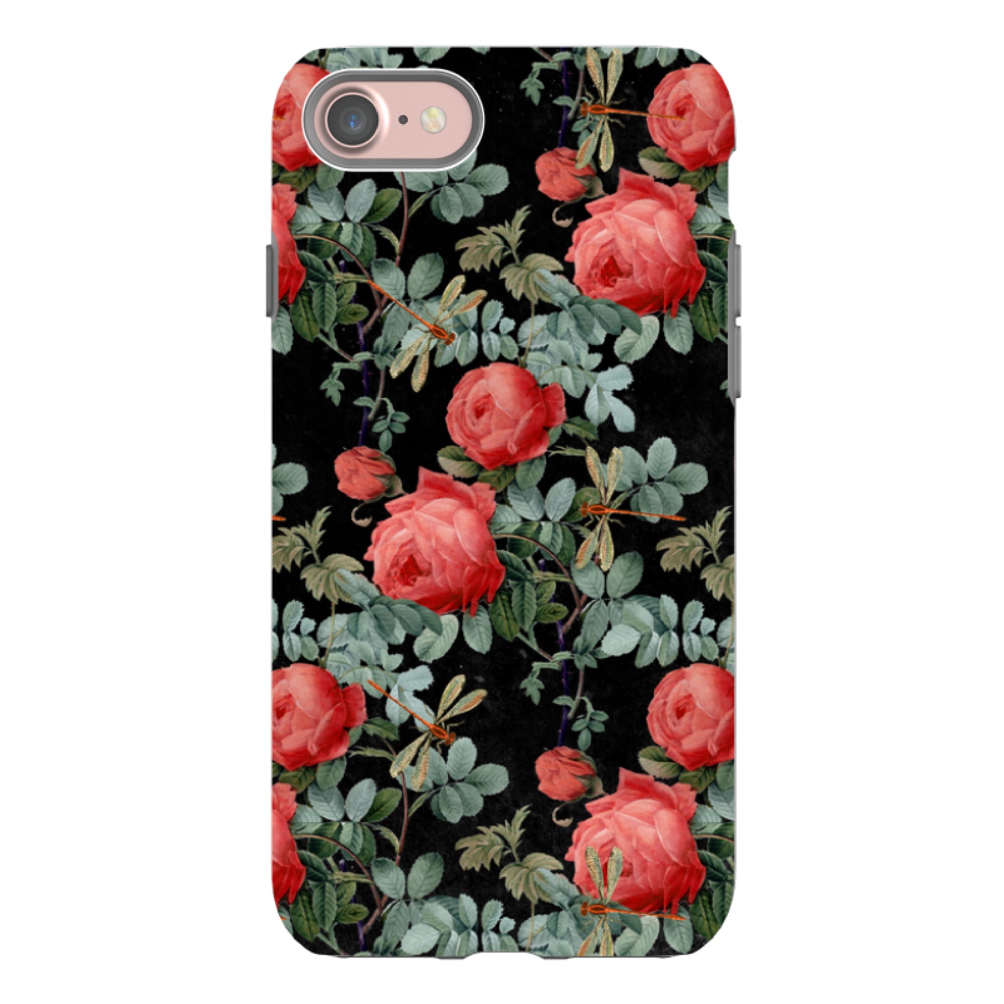 iPhone Tough Case - Dragons And Roses