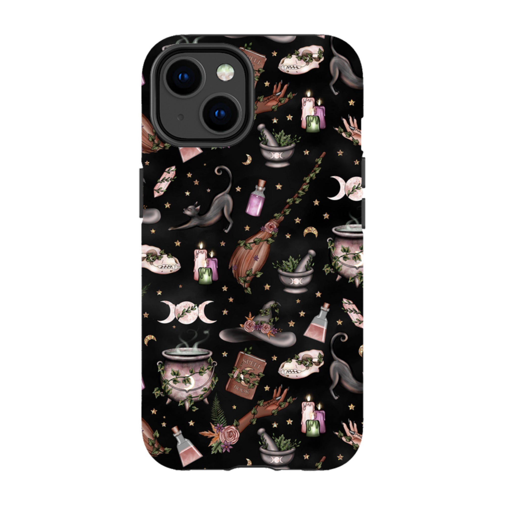 iPhone MagSafe Tough Case - Woodland Witch Black