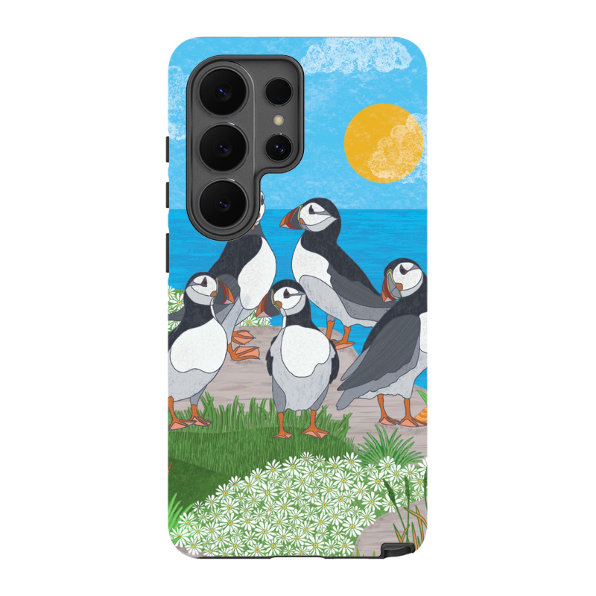 Samsung Tough Case - Puffins By Natalie Pedetti Prack