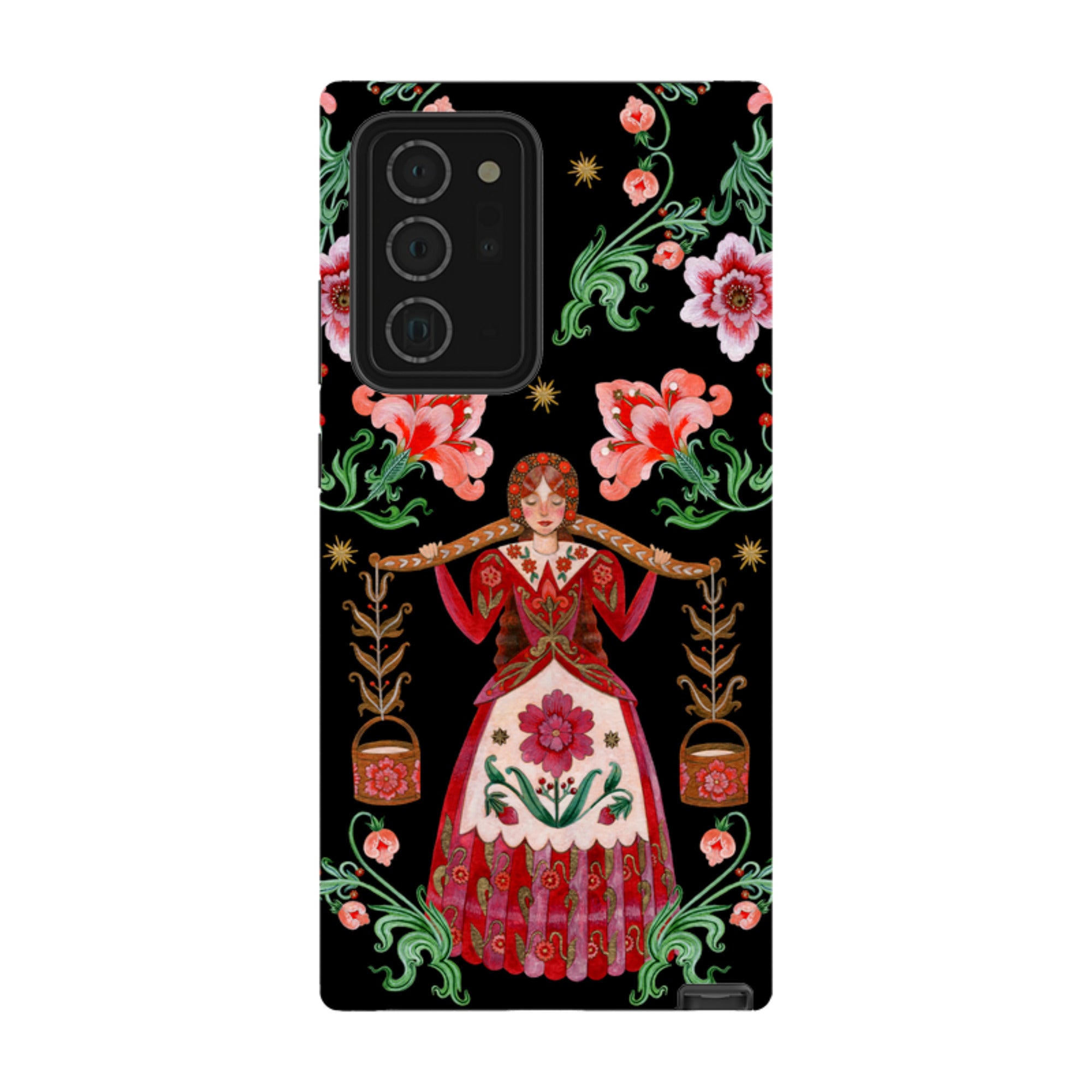 Samsung Tough  Case - Eight Maids A Milking By Maria Matos