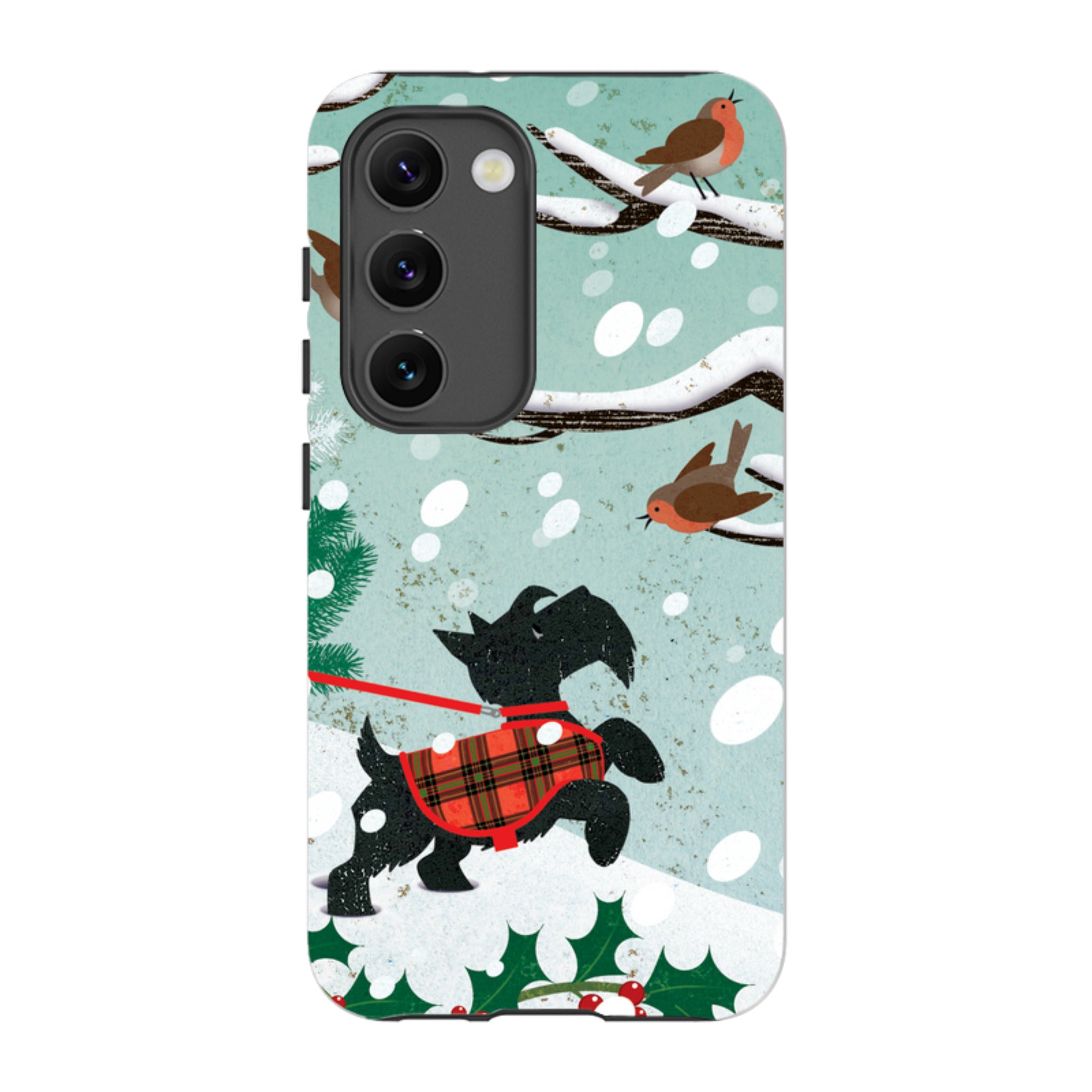 Samsung Tough Case - Scottie in Snow By Liane Payne