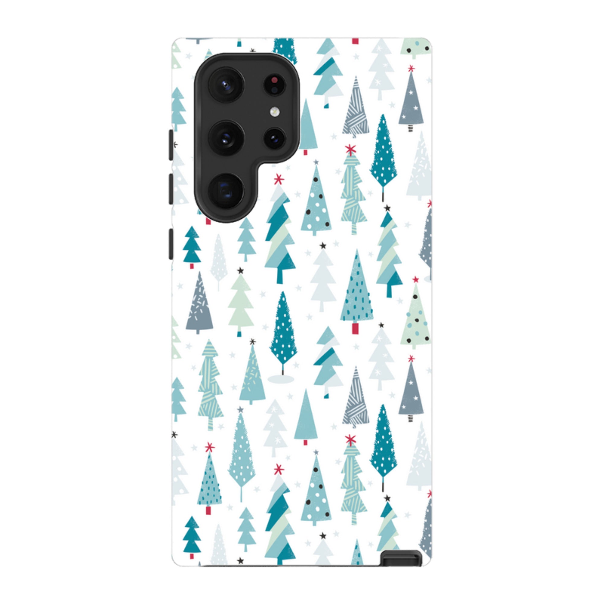 Samsung Tough Case - Little Xmas Trees By Ali Brookes