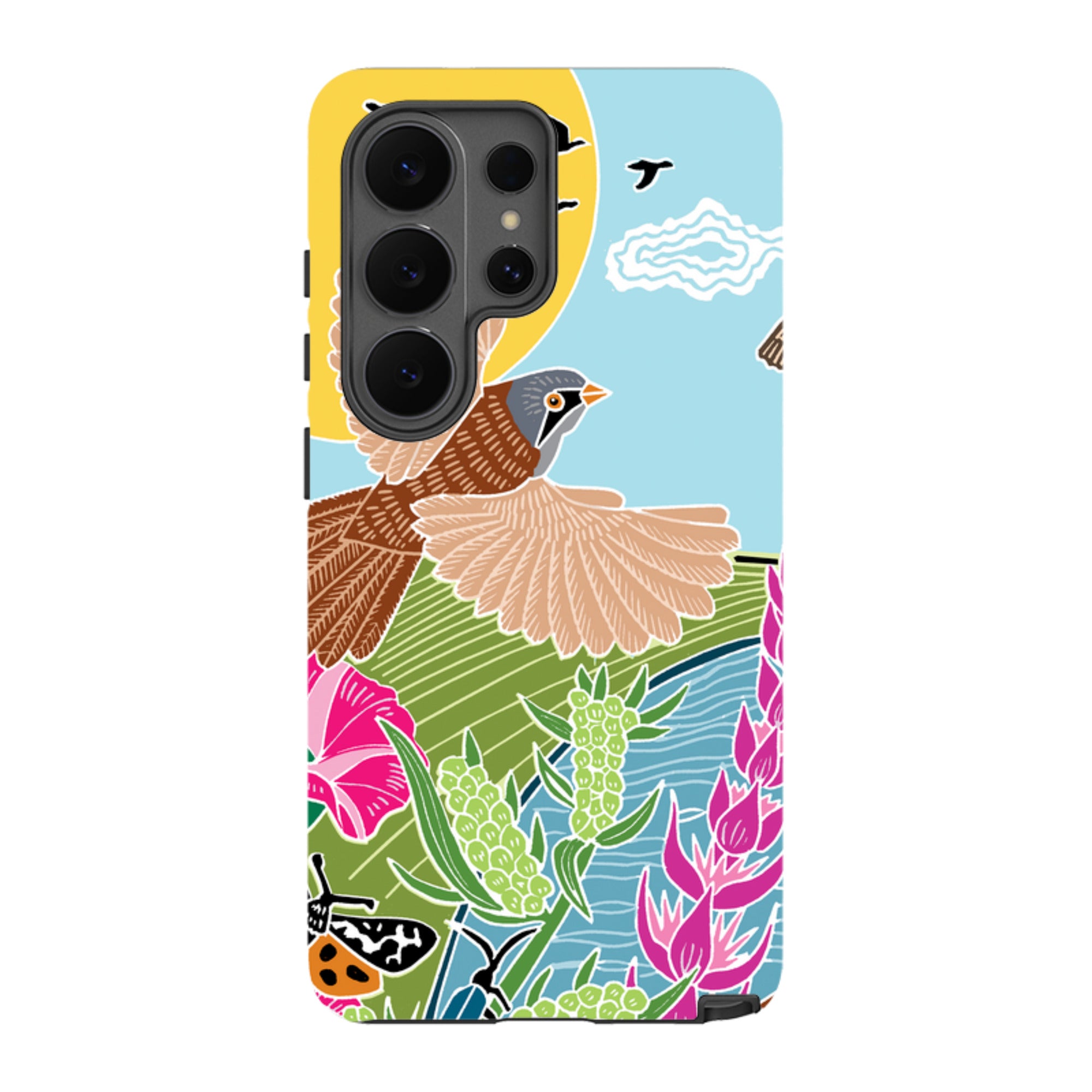 Samsung Tough Case - Bearded Tits By Kate Heiss