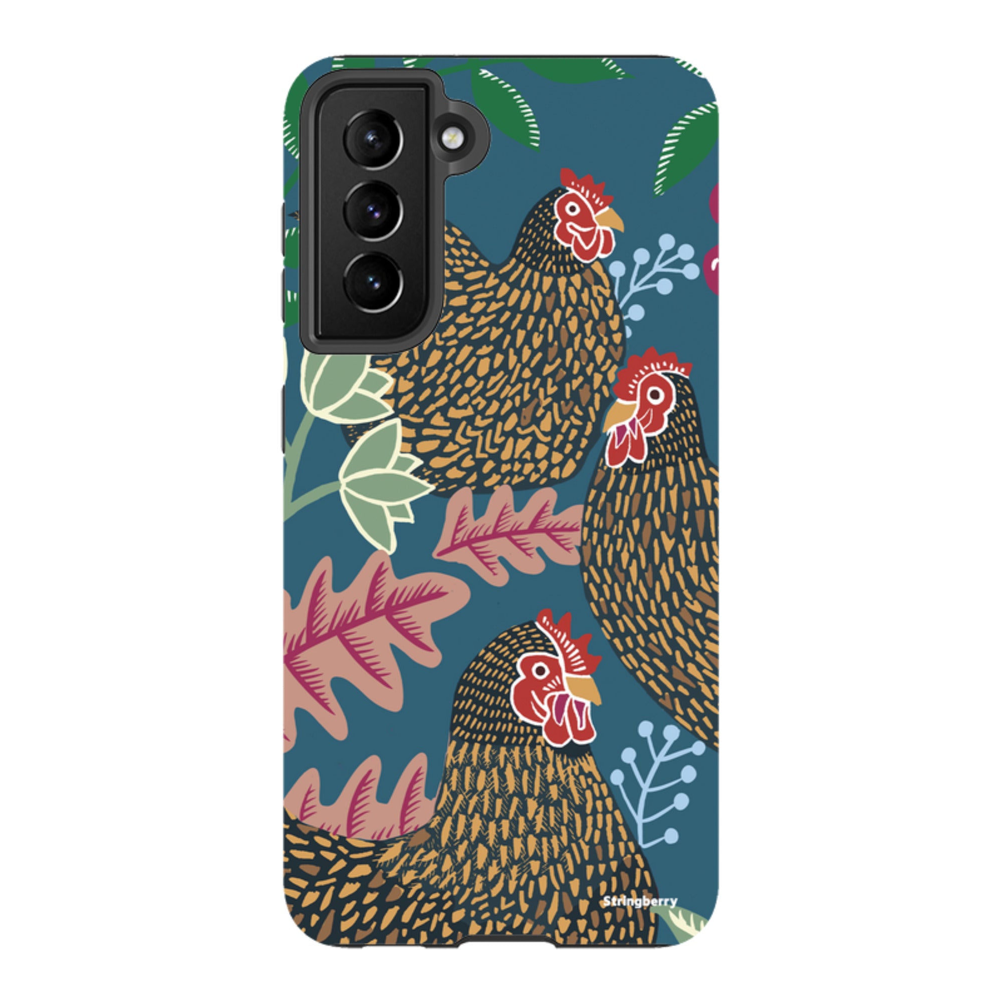 Samsung Tough Case - Three French Hens By Kate Heiss