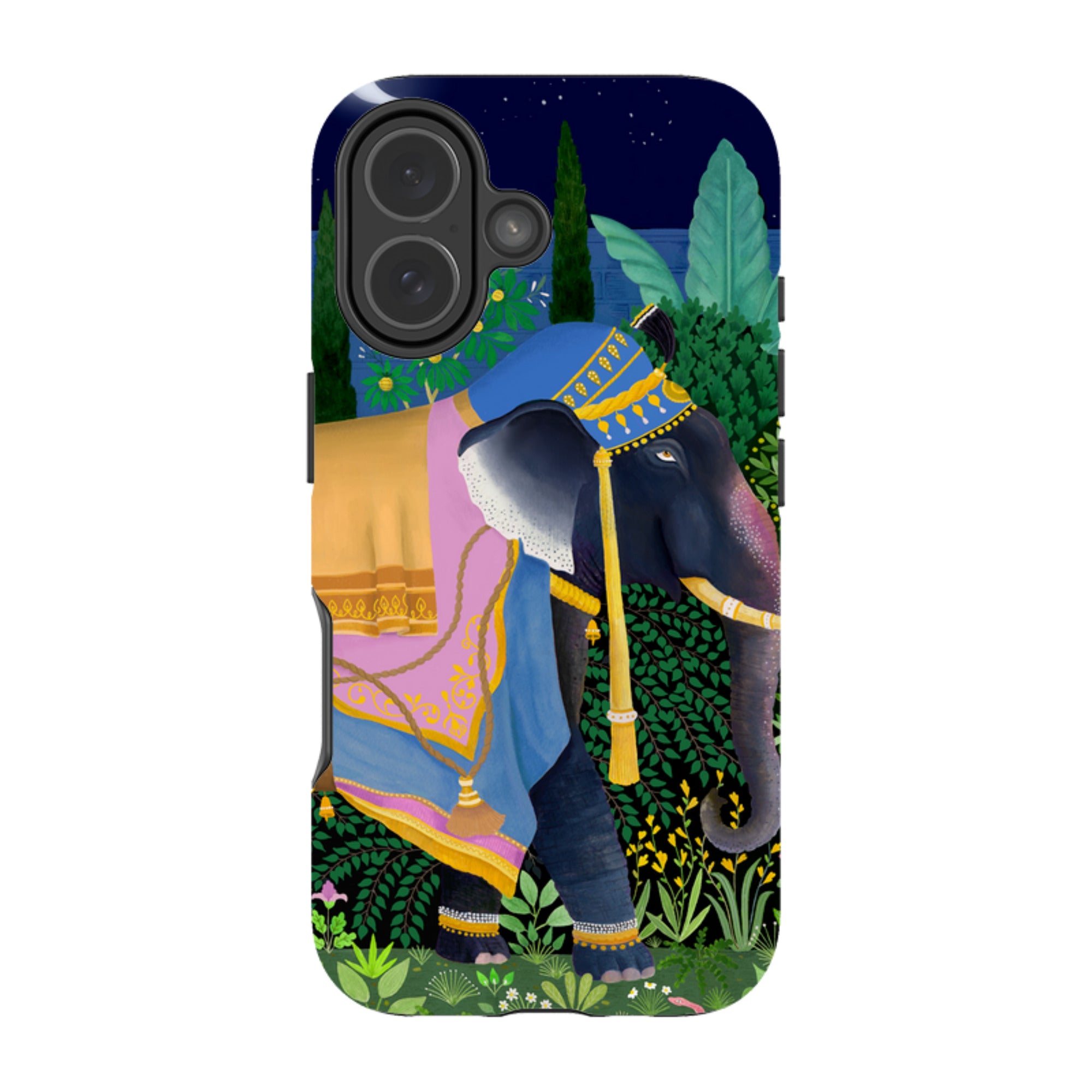 iPhone MagSafe Tough Case -  Indian Elephant By Bex Parkin
