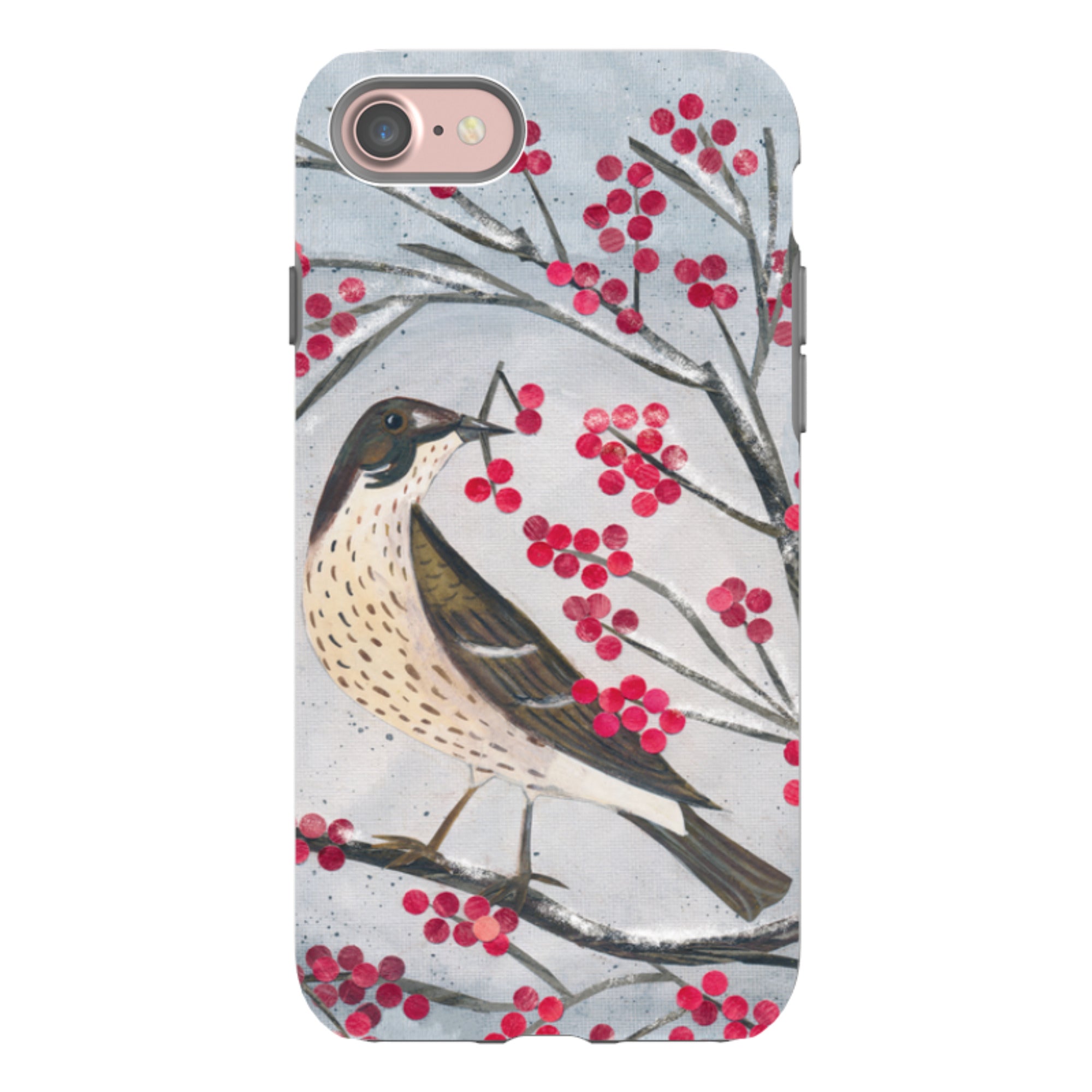 iPhone Tough Case - Mistle Thrush By Tracey English