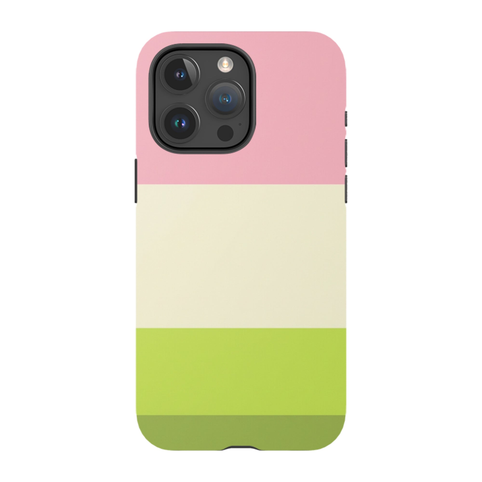 iPhone Tough Case - Pink & Sage Green