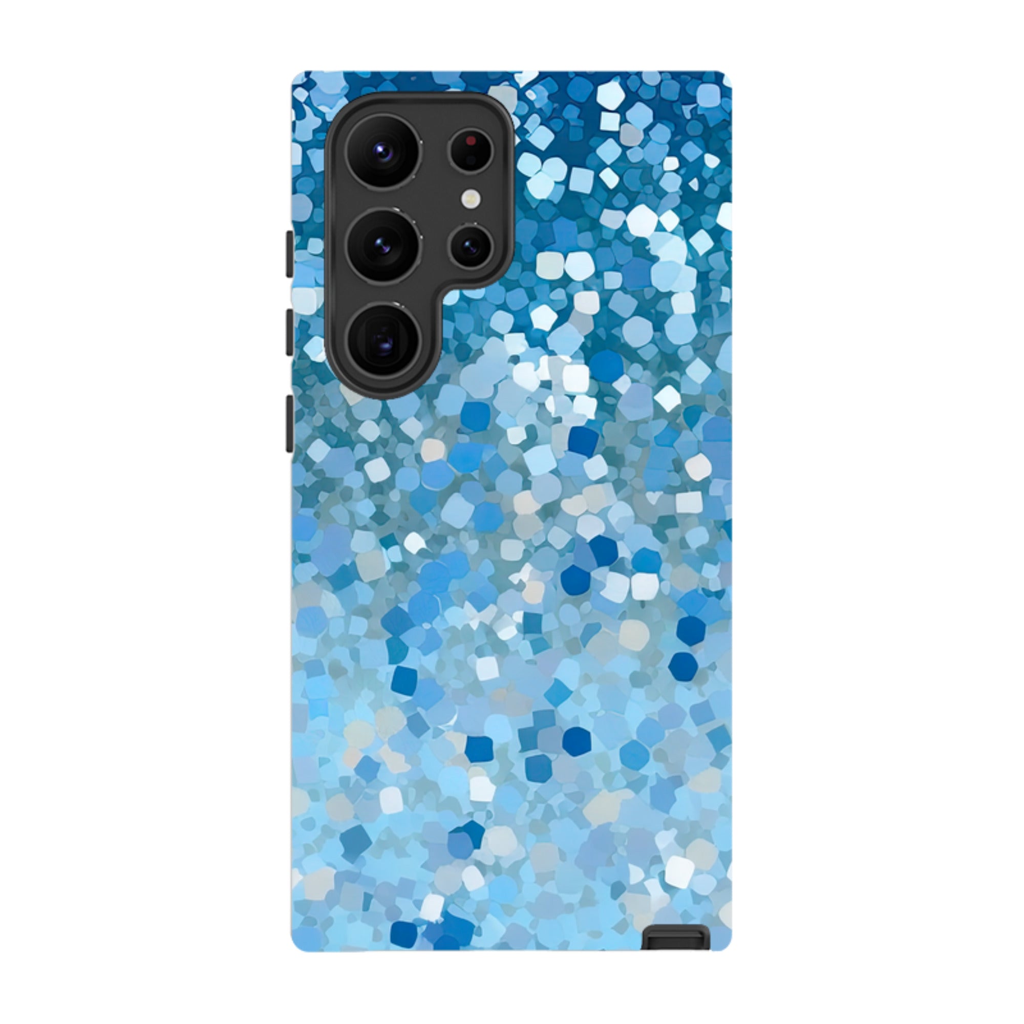Samsung Tough Case - Blue Glitter II (Case Does Not Glitter)