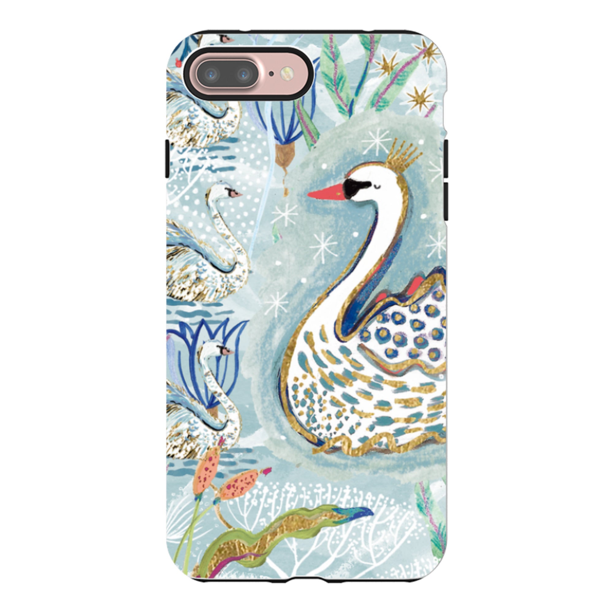 iPhone Tough Case - Seven Swans II By Emma Frances Grant
