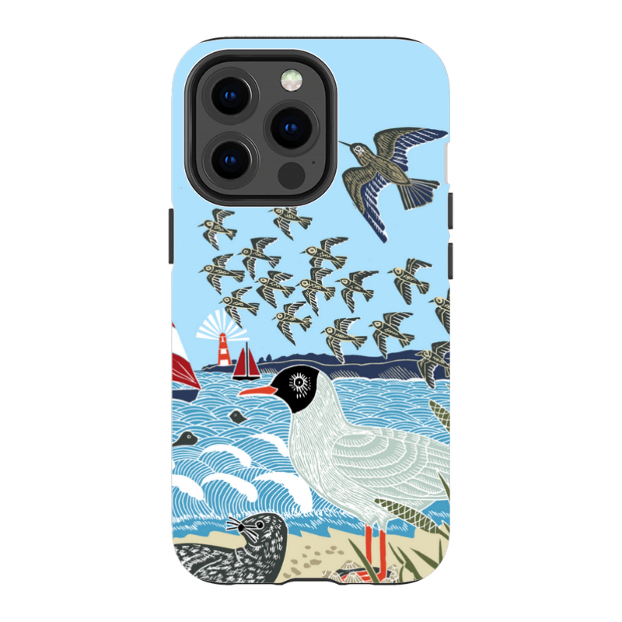 iPhone Case - Seagulls and Seals By Kate Heiss