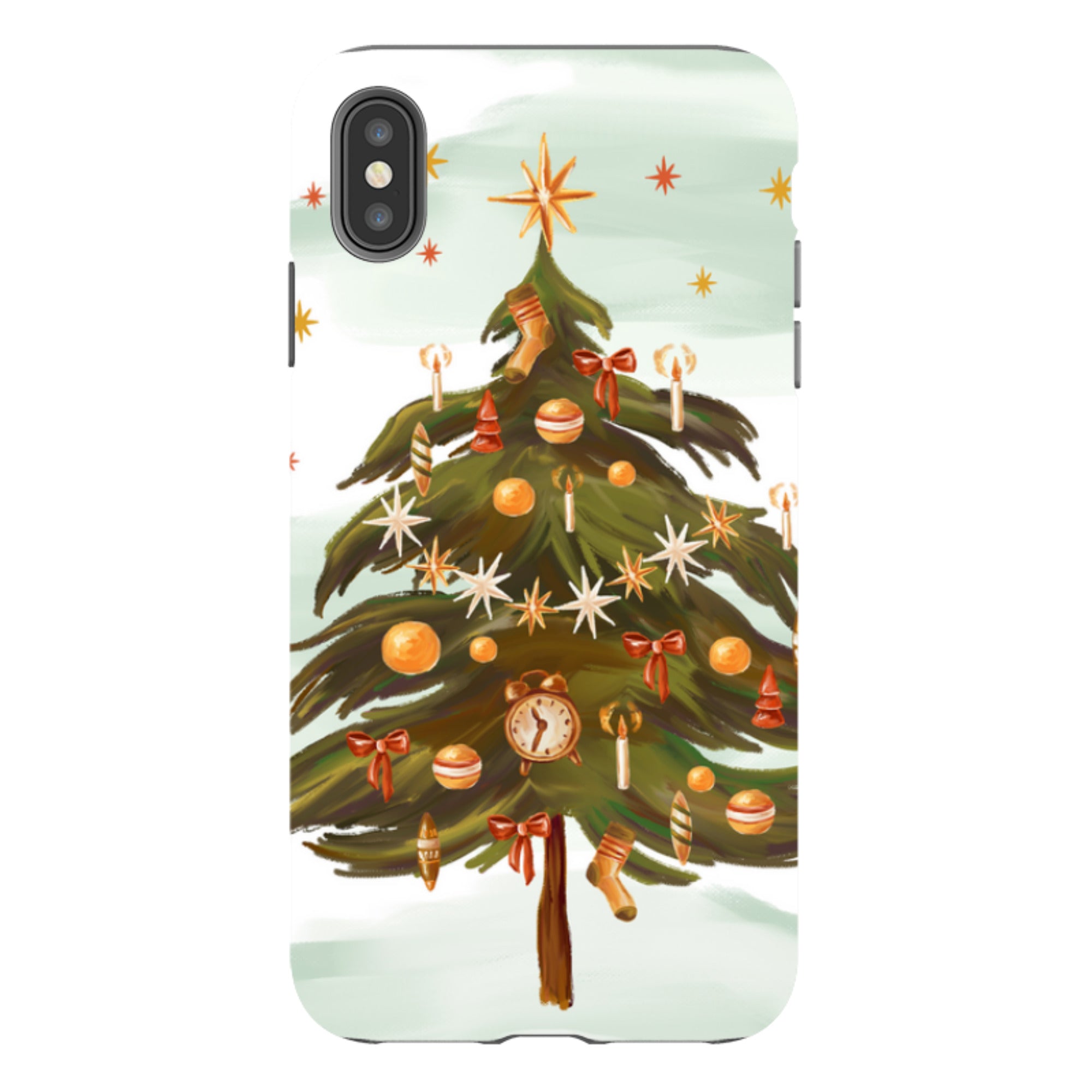 iPhone Tough Case - Outdoor Xmas Tree