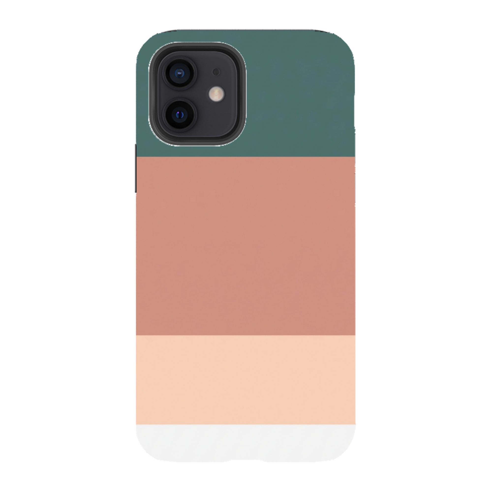 iPhone Tough Case - Muted Teal Gradient