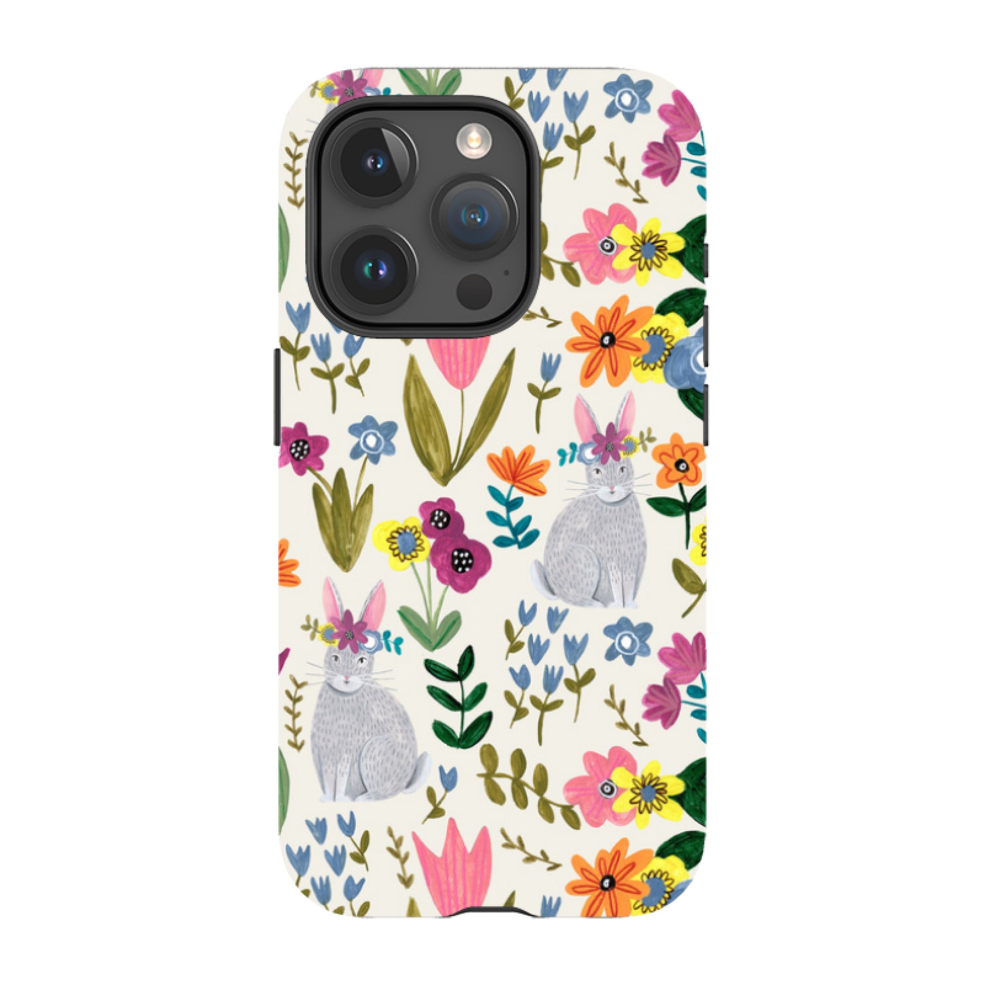 iPhone MagSafe Tough Case -  Rabbit Floral By Caroline Bonne Muller