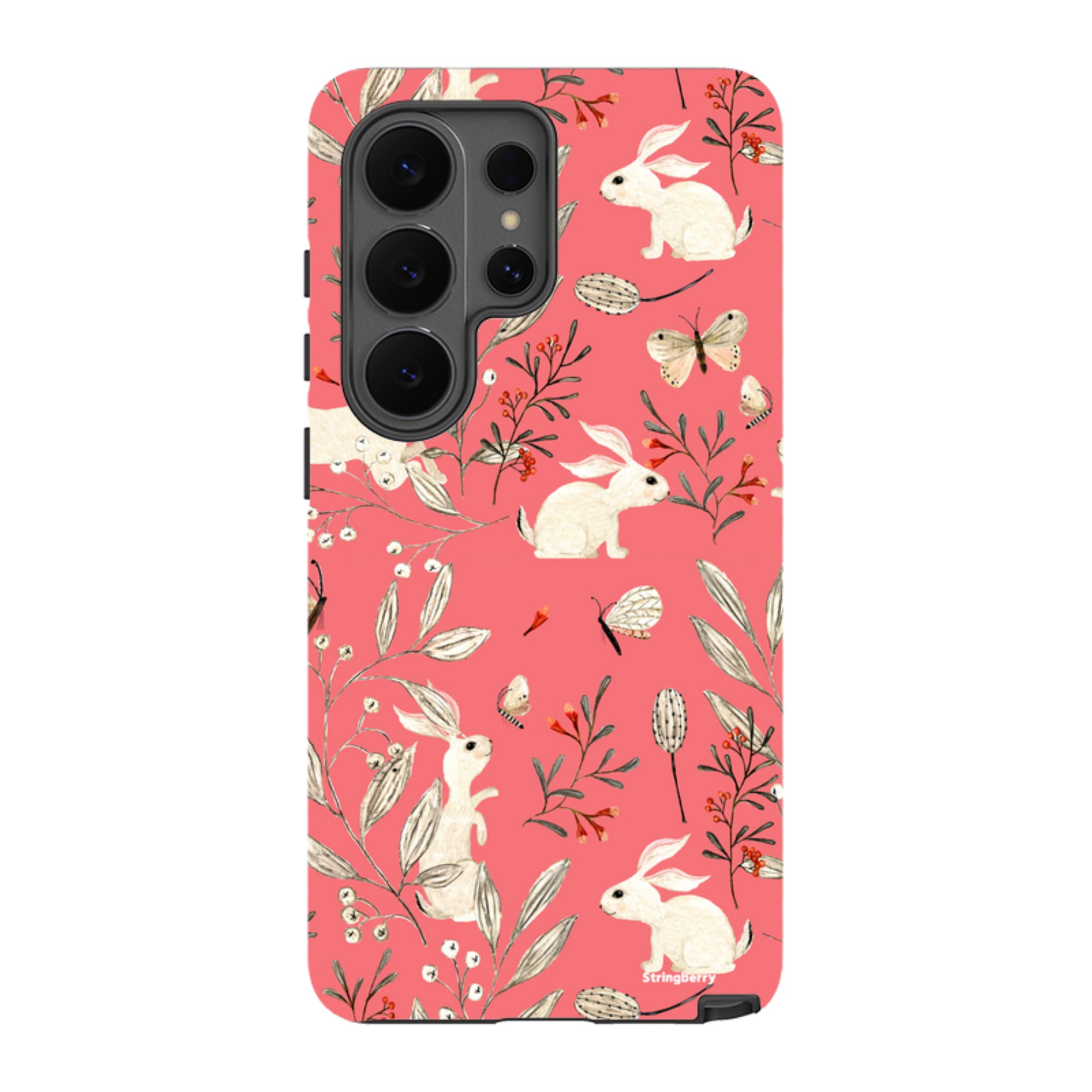 Samsung Tough Case - Bunnies Raspberries By Katherine Quinn