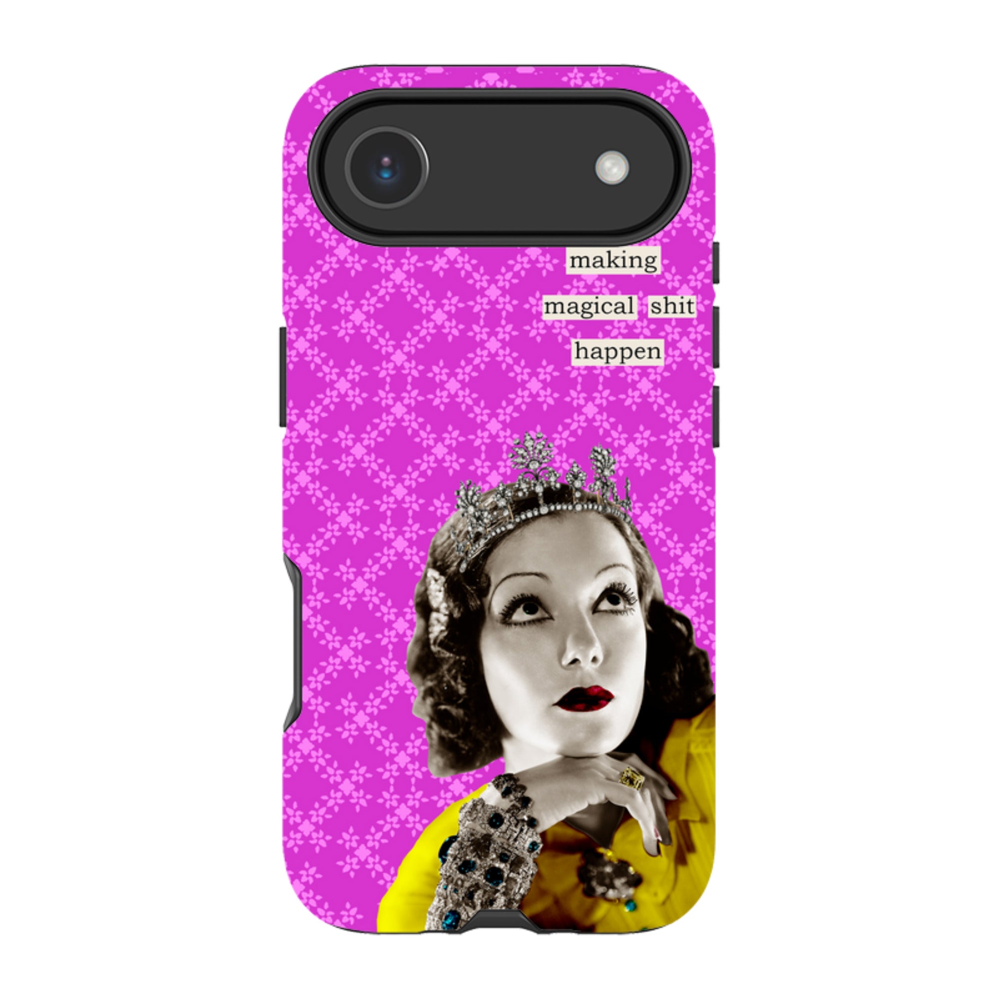 iPhone Tough Case - Busy Making Magical Sh-t Happen By Clare Jordan