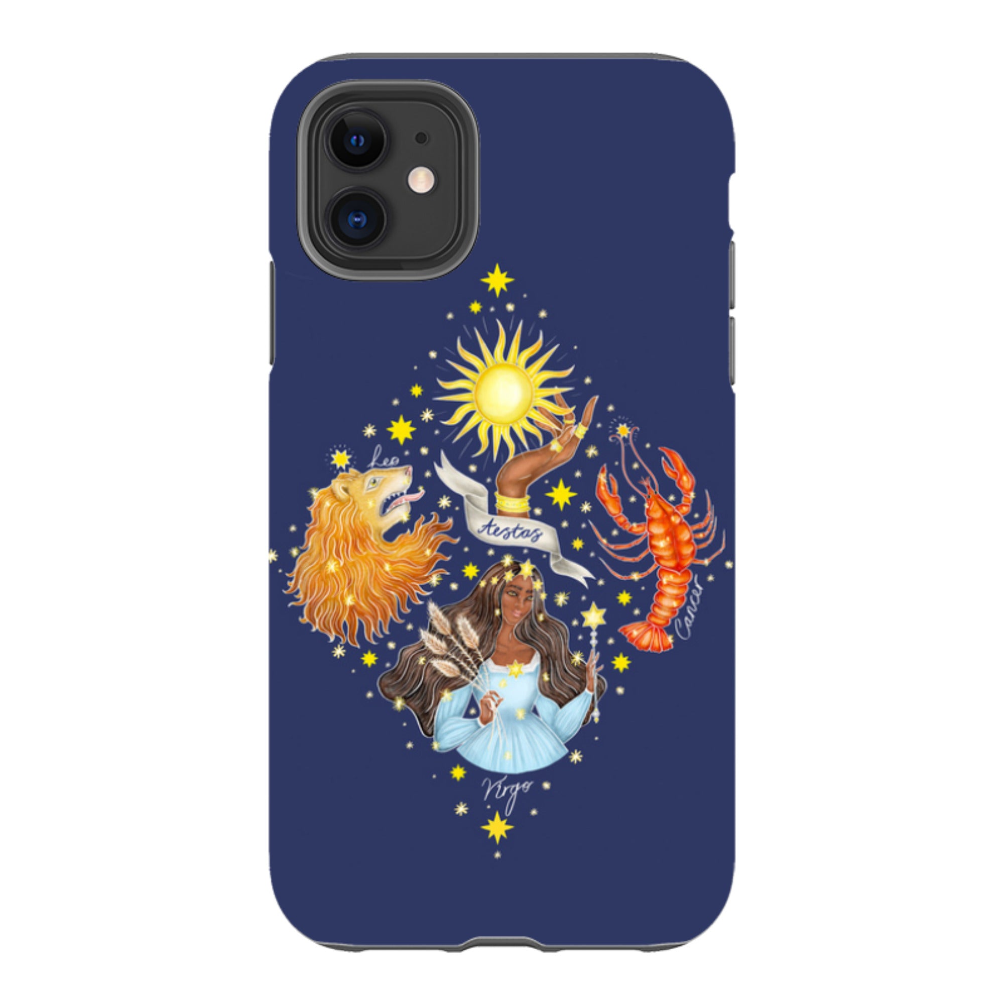 iPhone Tough Case - Summer Zodiac By Catherine Rowe