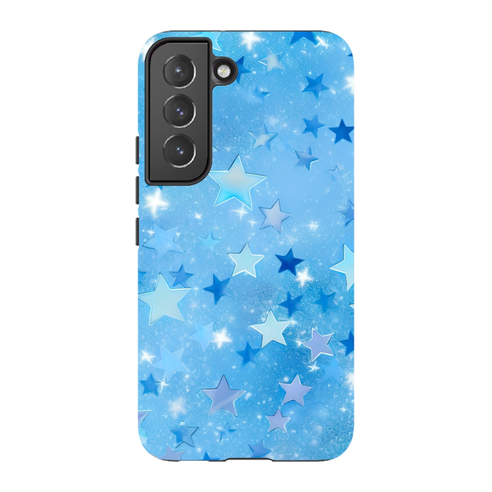 Samsung Tough Case - Blue Stars II  (Case Does Not Glitter)