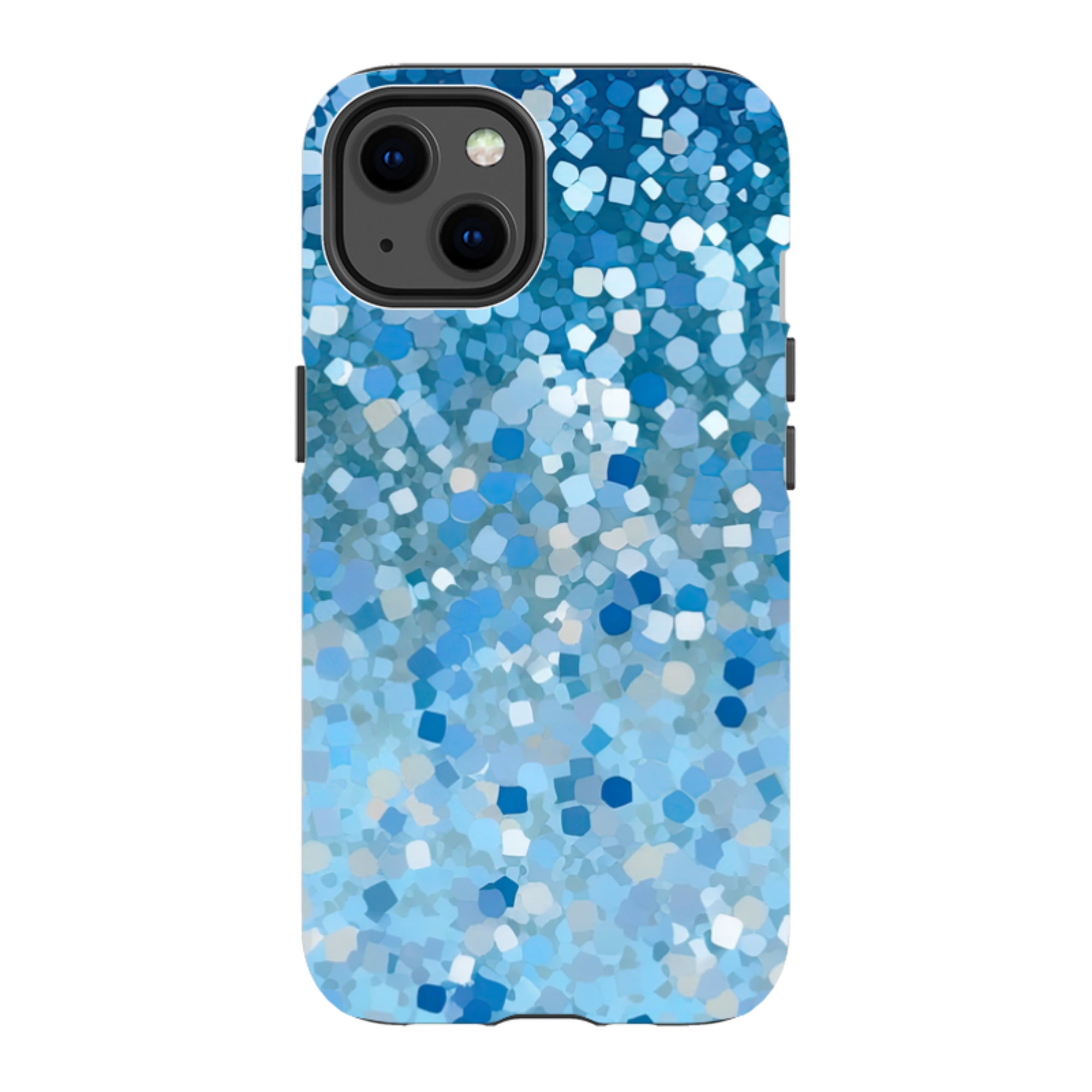 iPhone Case - Blue Glitter II (case does not glitter)
