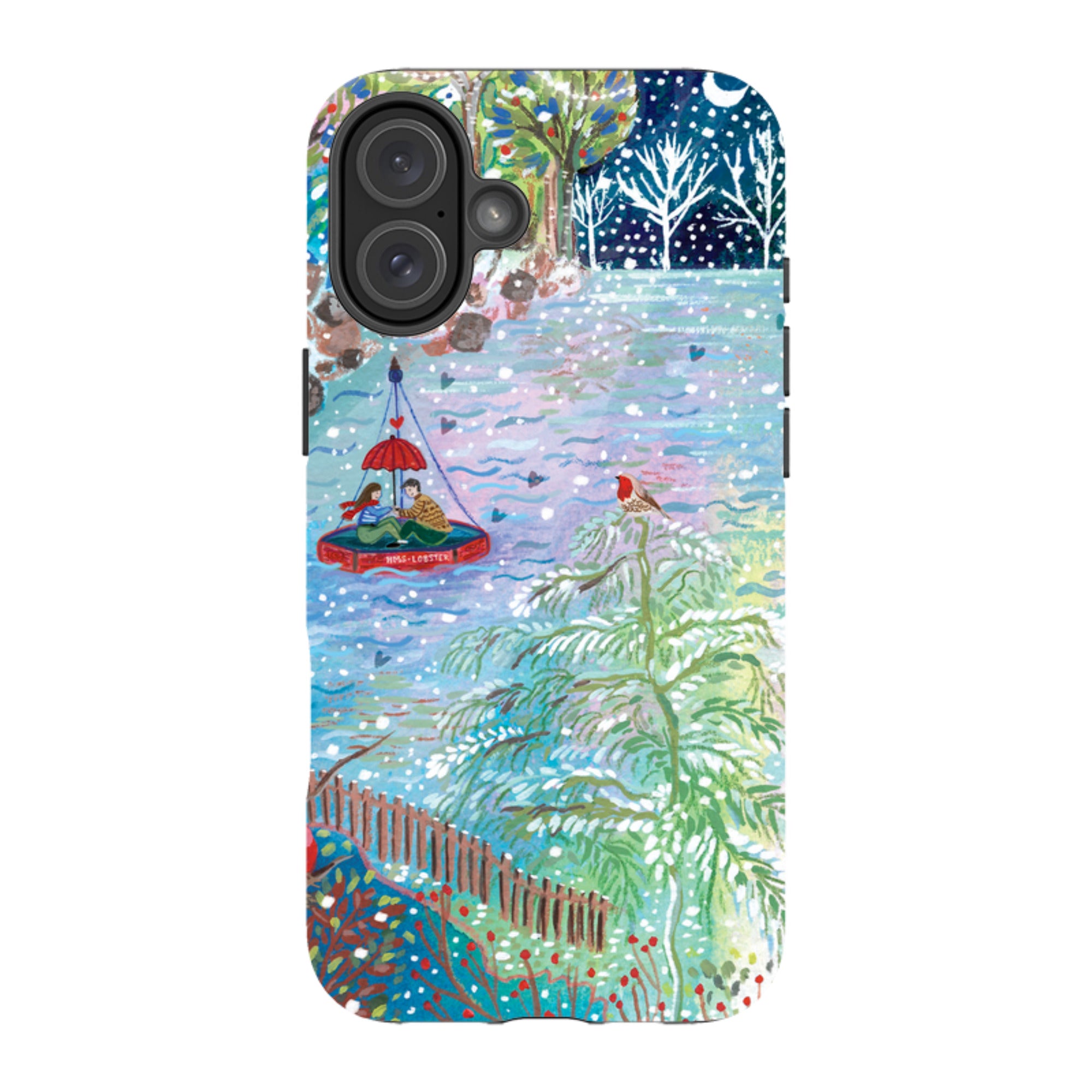 iPhone MagSafe Tough Case - A Wee Winter Harbour By Emma Frances Grant