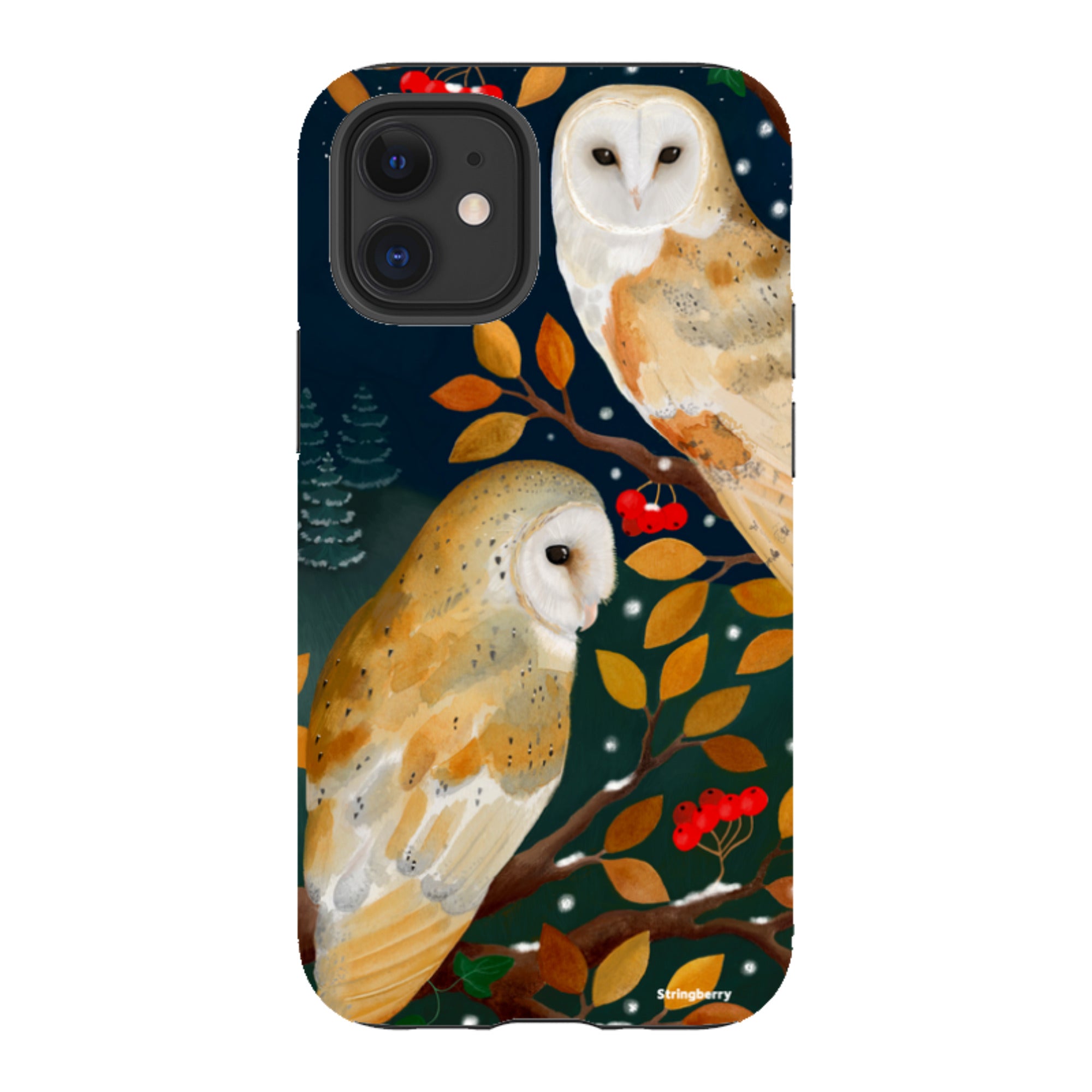 iPhone Tough Case - Autumn Owls By Bex Parkin