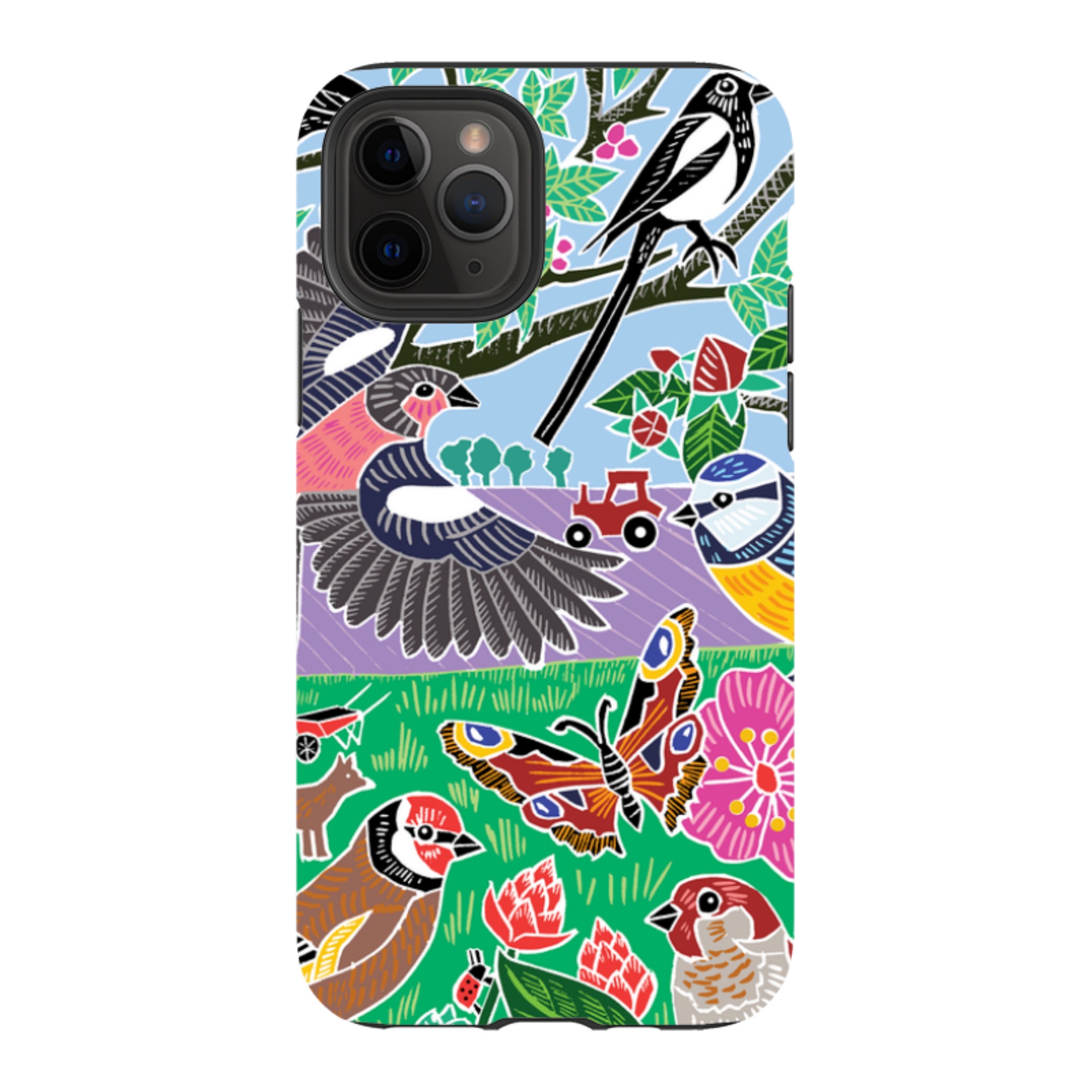 iPhone Tough Case - Garden Bird Jigsaw B By Kate Heiss