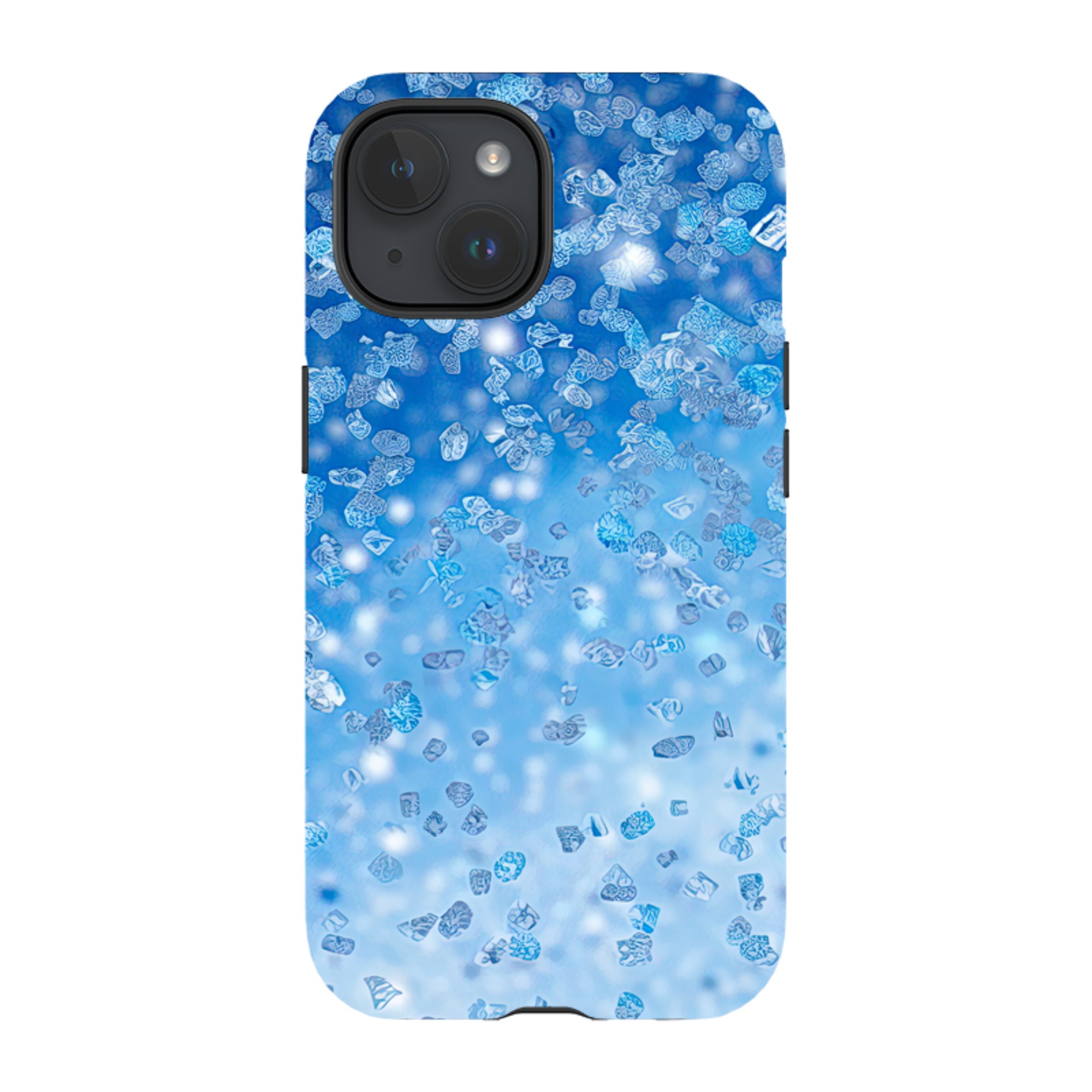 iPhone Case - Blue Glitter (case does not glitter)