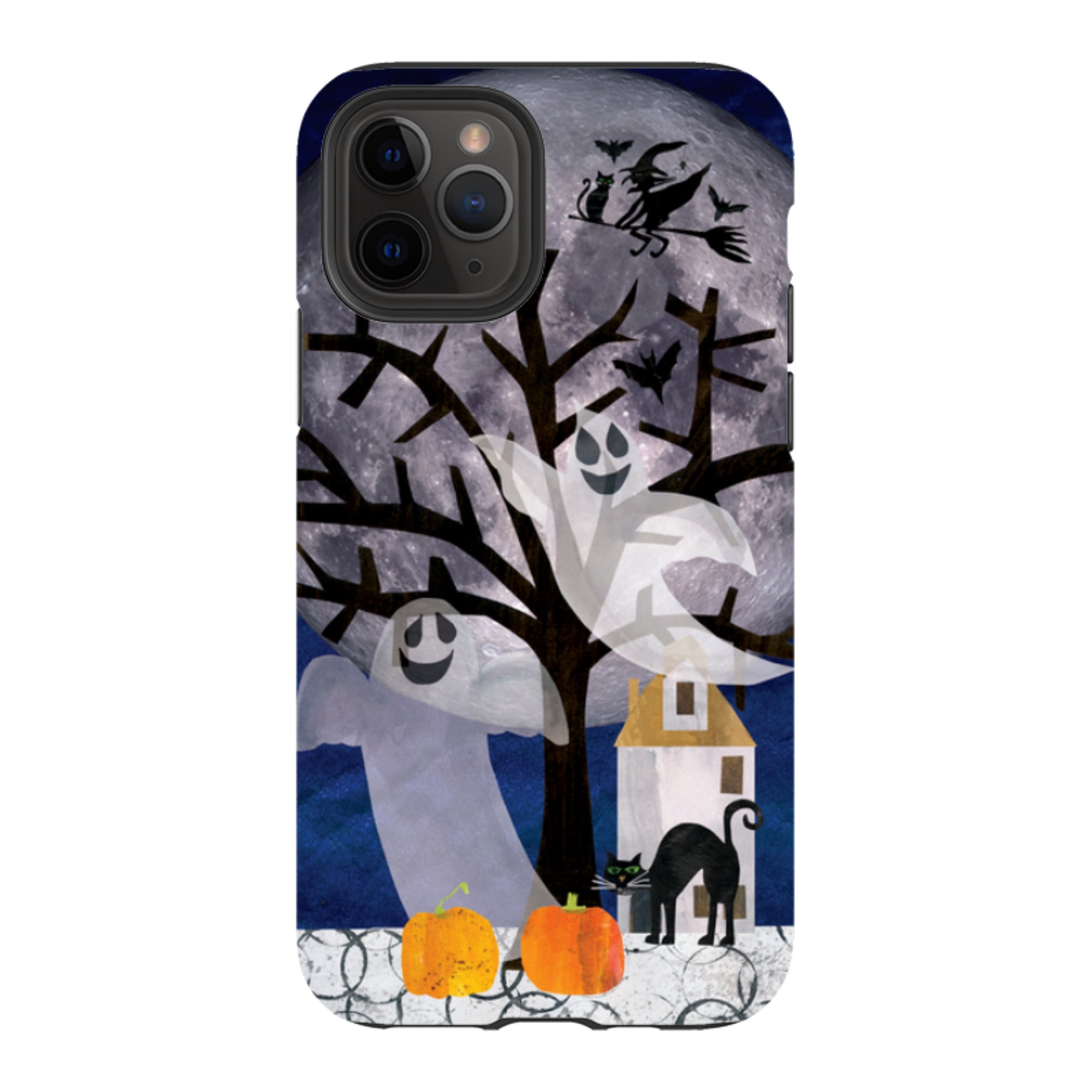 iPhone Tough Case - Halloween Moon By Tracey English