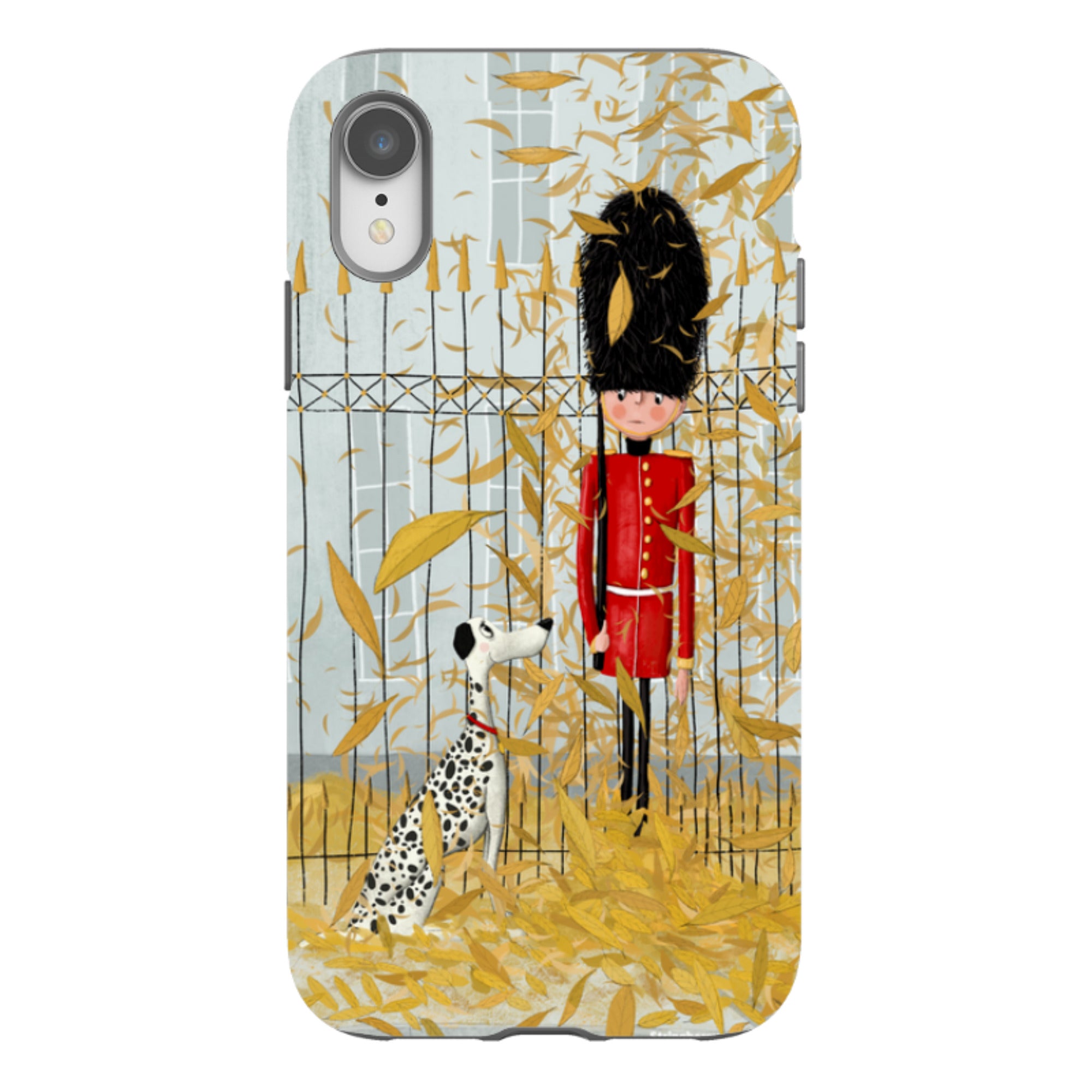 iPhone Tough Case - London In Leaves By Maja Lindberg