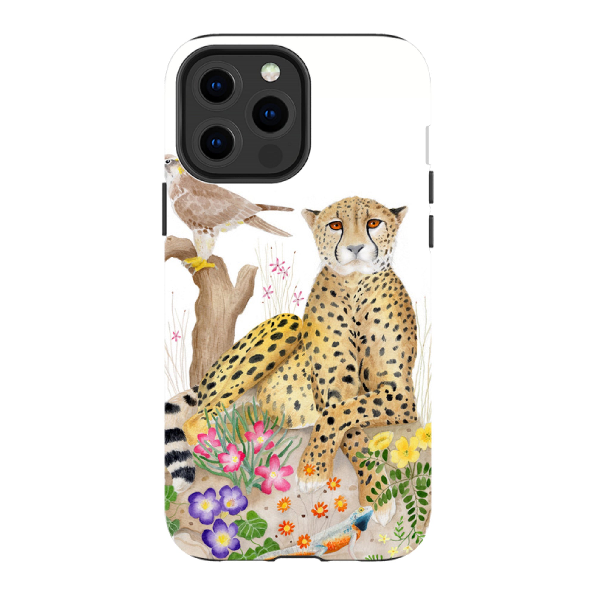 iPhone Tough Case - Botswana Cheetah By Bex Parkin