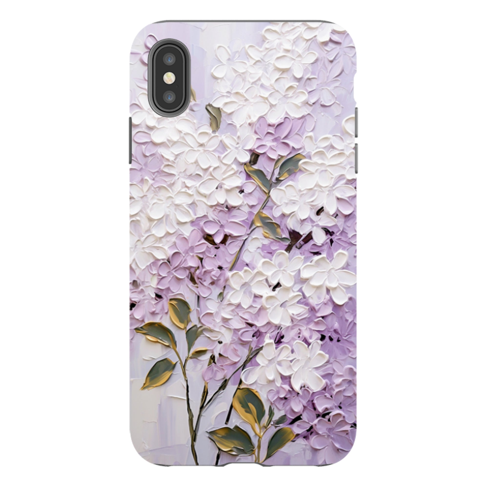 iPhone Tough Case - Purple Floral II