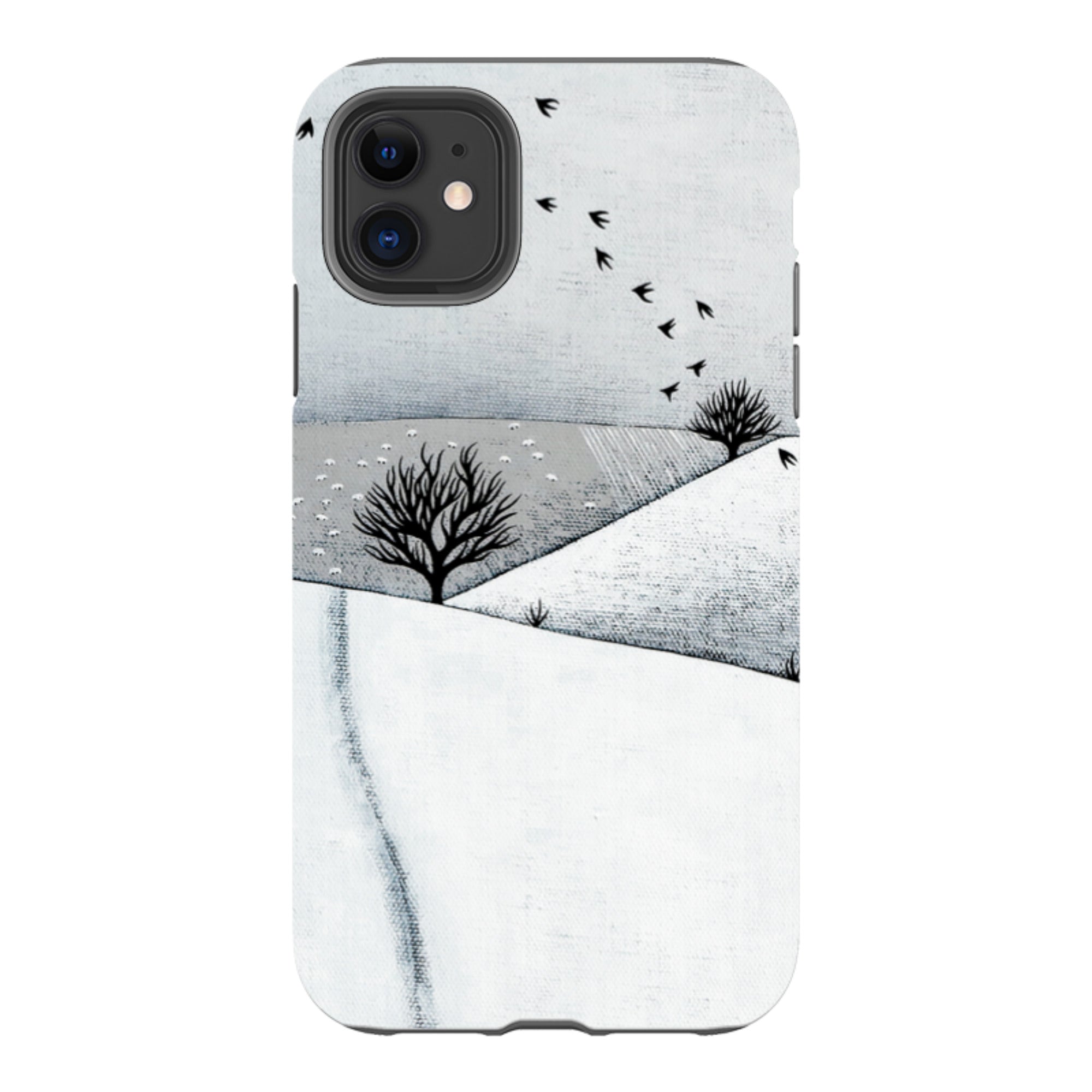 iPhone Tough Case - Snowy Landscape By Natasha Newton