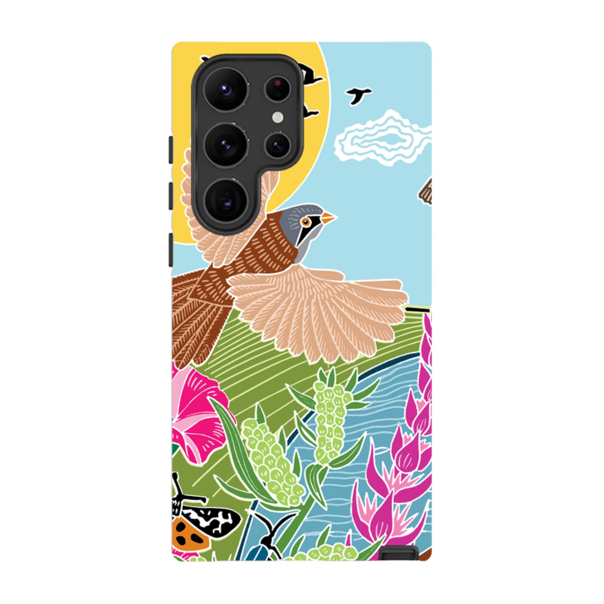 Samsung Tough Case - Bearded Tits By Kate Heiss