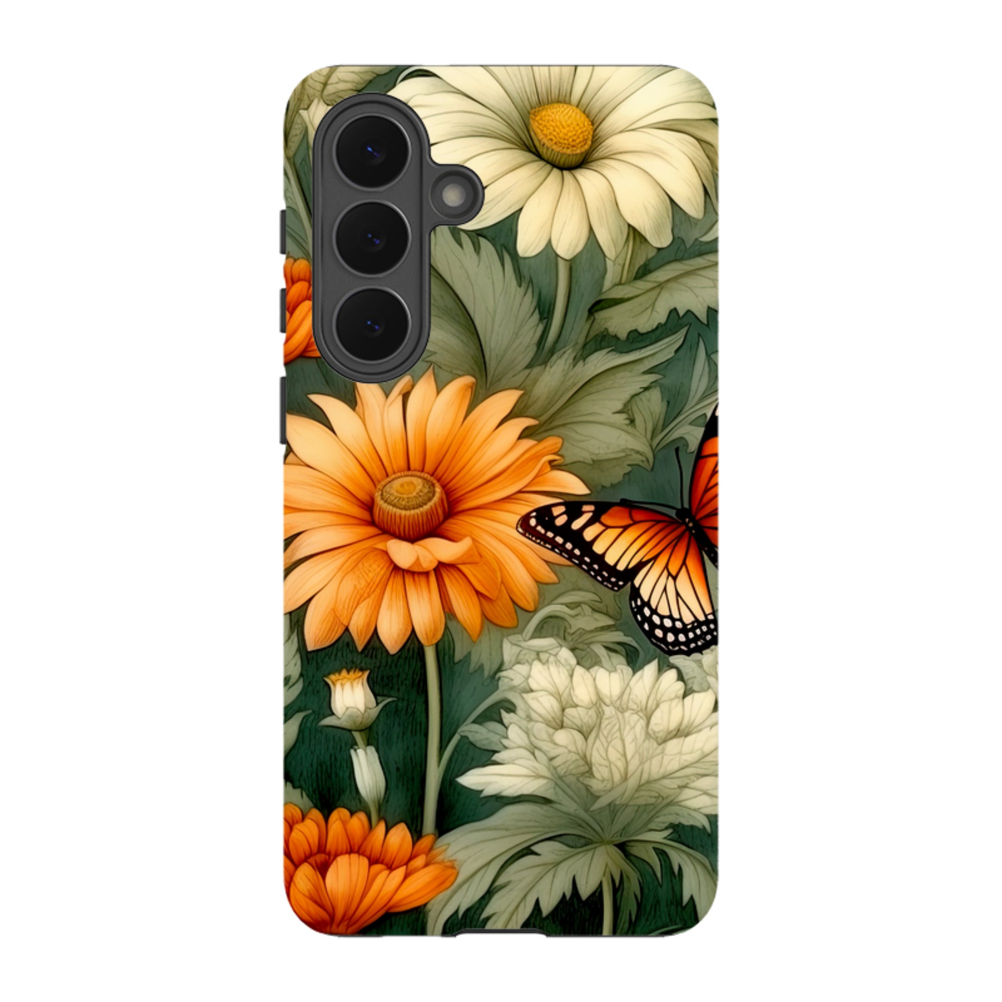 Samsung Tough Case - Butterfly Daisies IV