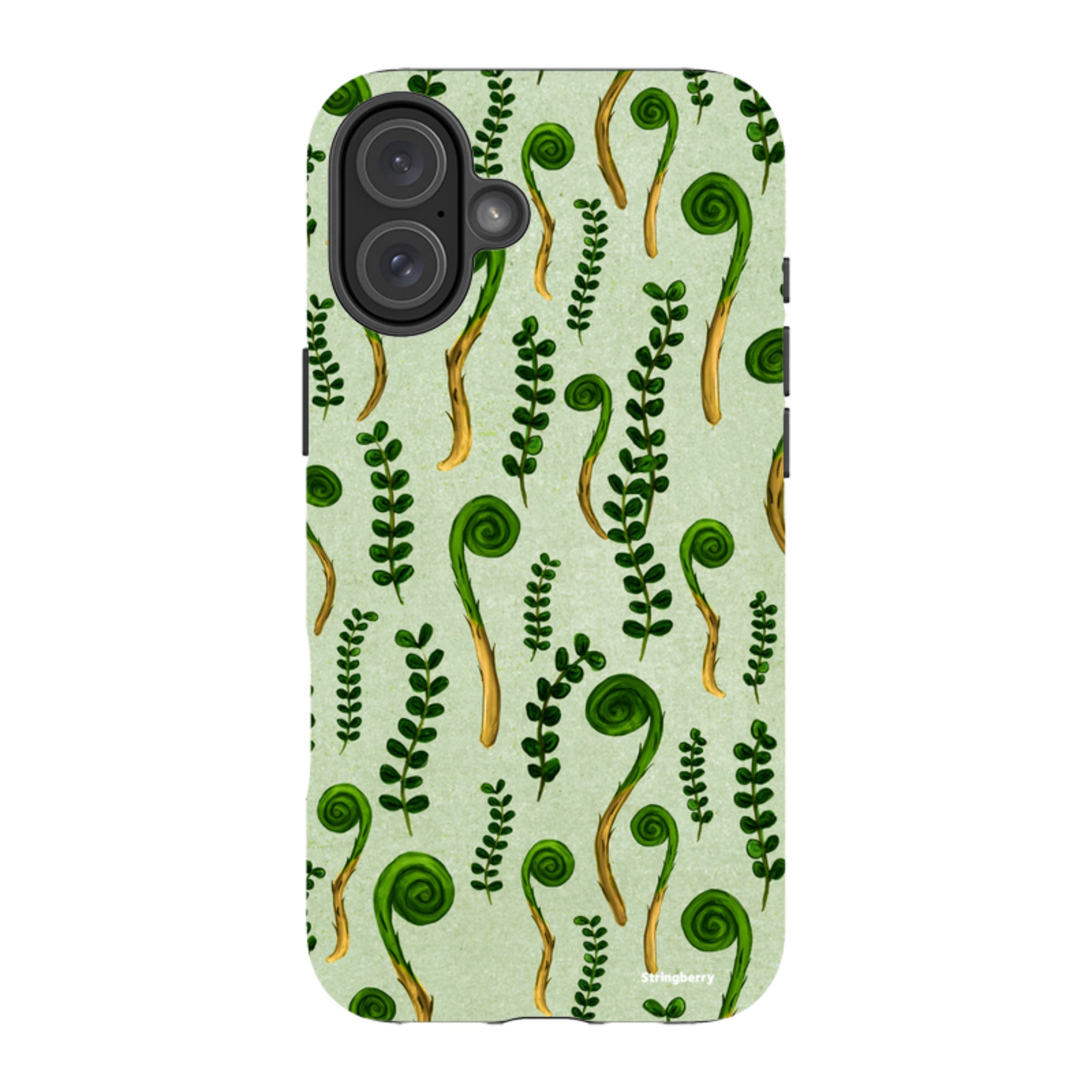 iPhone Tough Case - Fern Fronds By Katherine Quinn