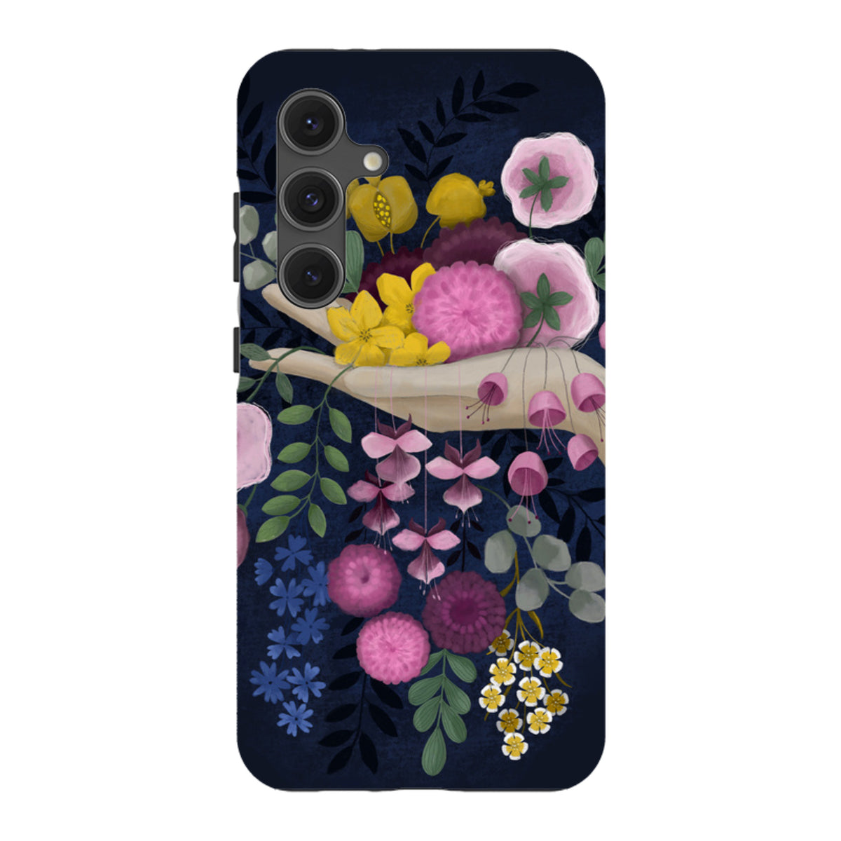 Samsung Tough Case - Flower Hand By Bex Parkin