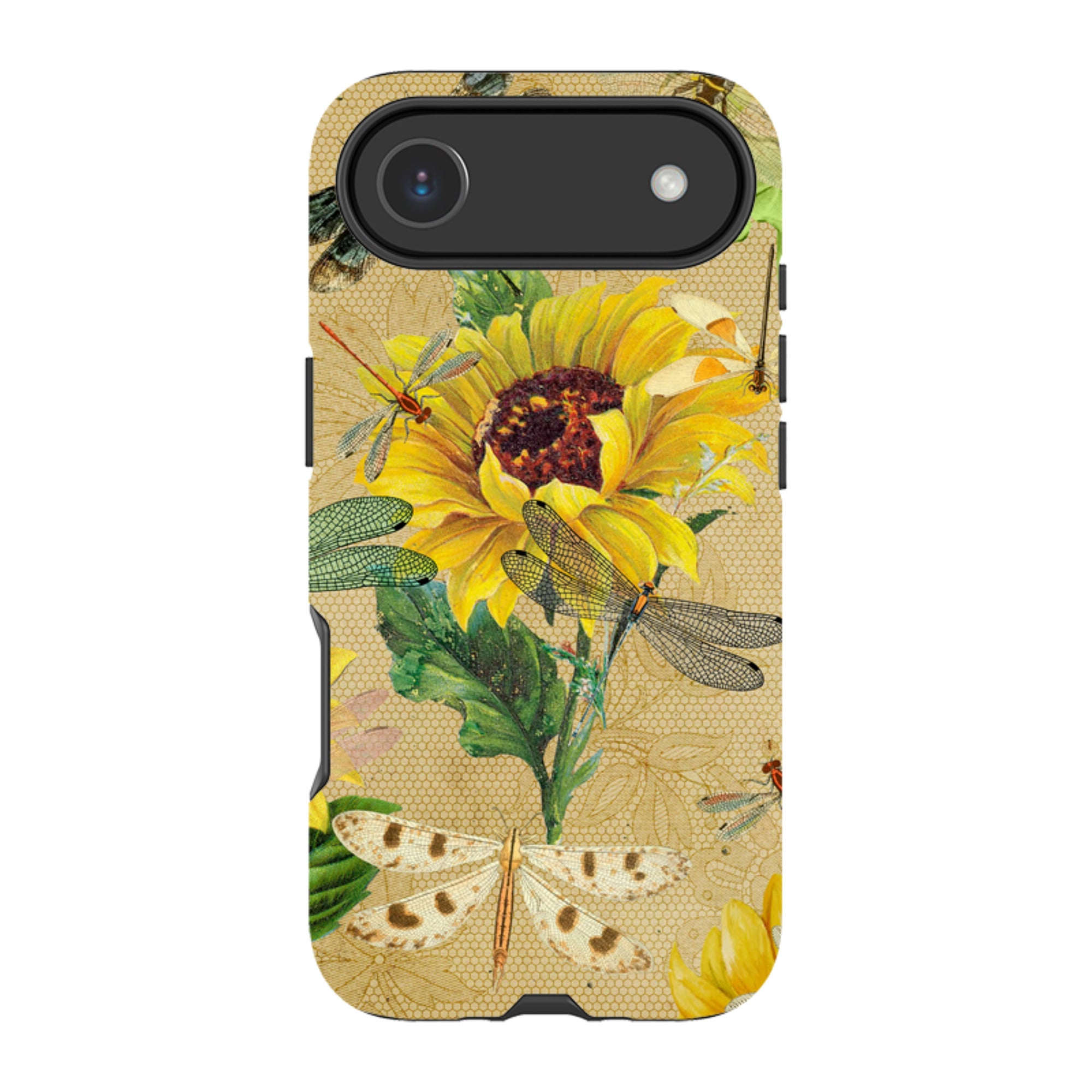 iPhone Tough Case - Dragonflies And Sunflowers
