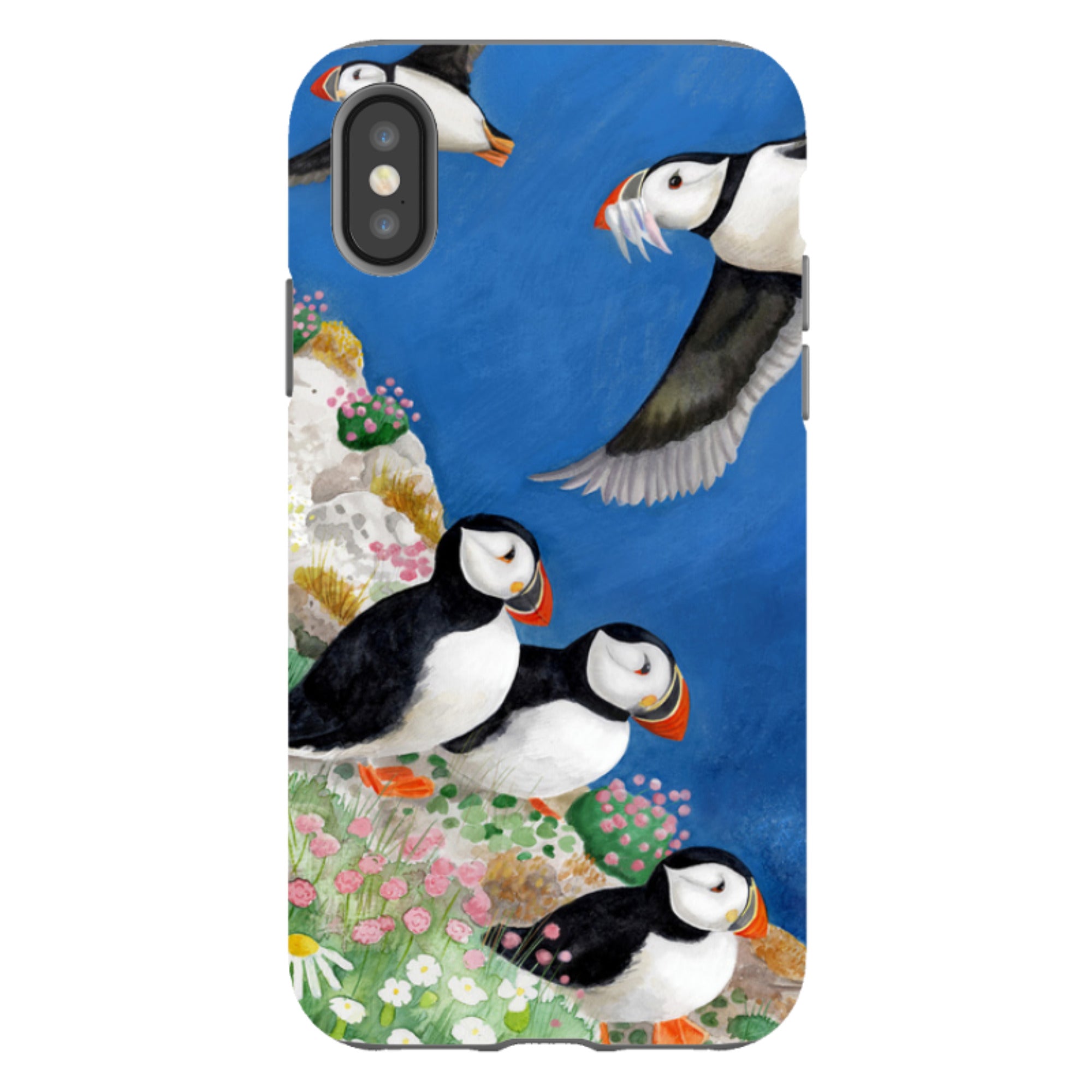 iPhone Tough Case - Puffins By Bex Parkin