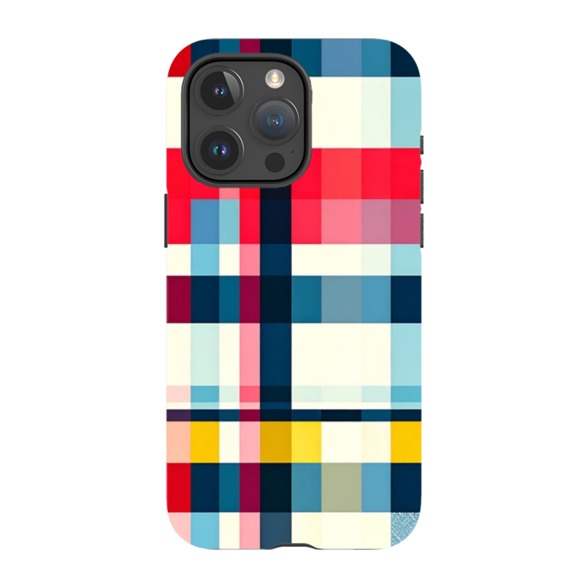 iPhone MagSafe Tough Case - Cancun Gingham