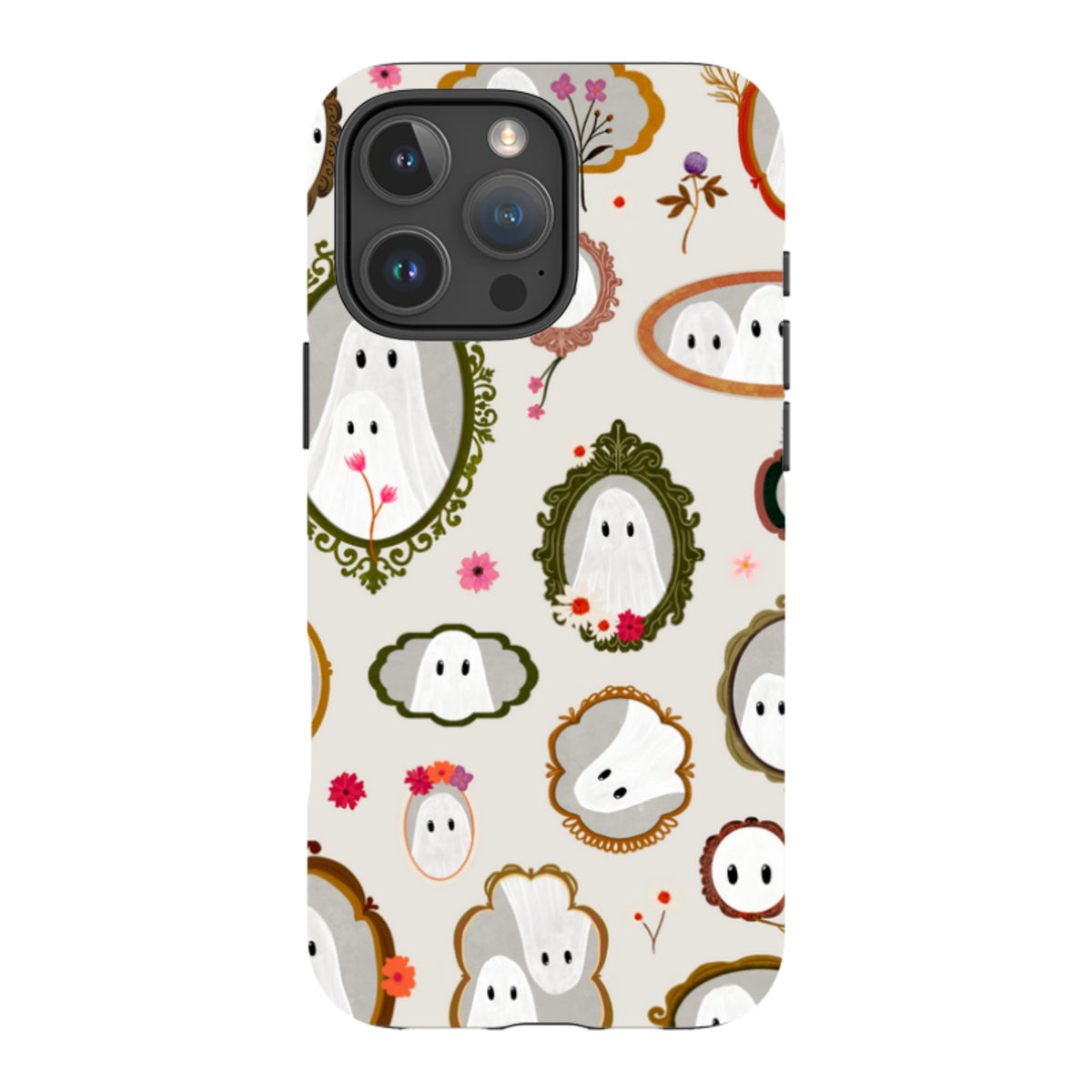 iPhone Tough Case - Framed Ghosts - Stone By Katherine Quinn