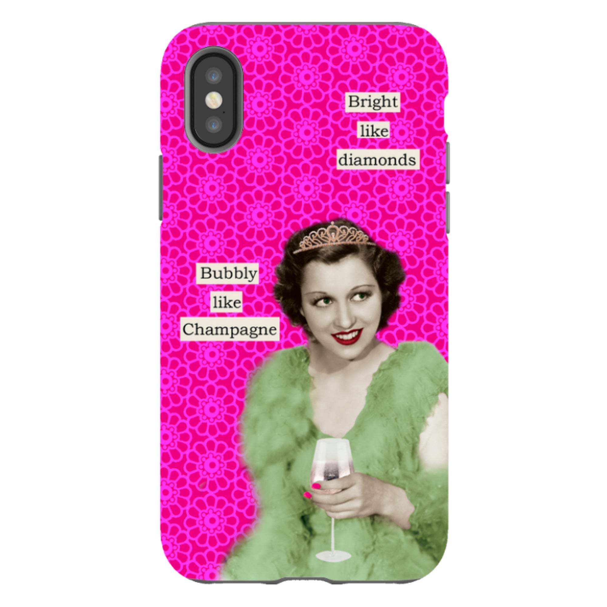 iPhone Tough Case - Bright Like Diamonds By Clare Jordan