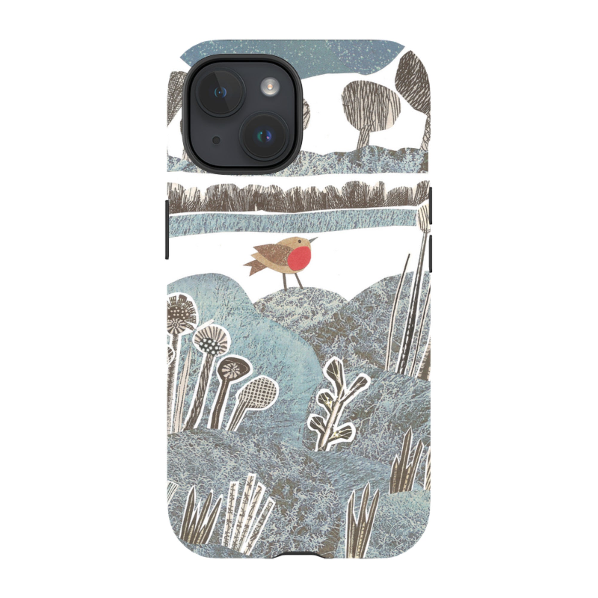 iPhone Tough Case - Frost Robin By Jane Robbins