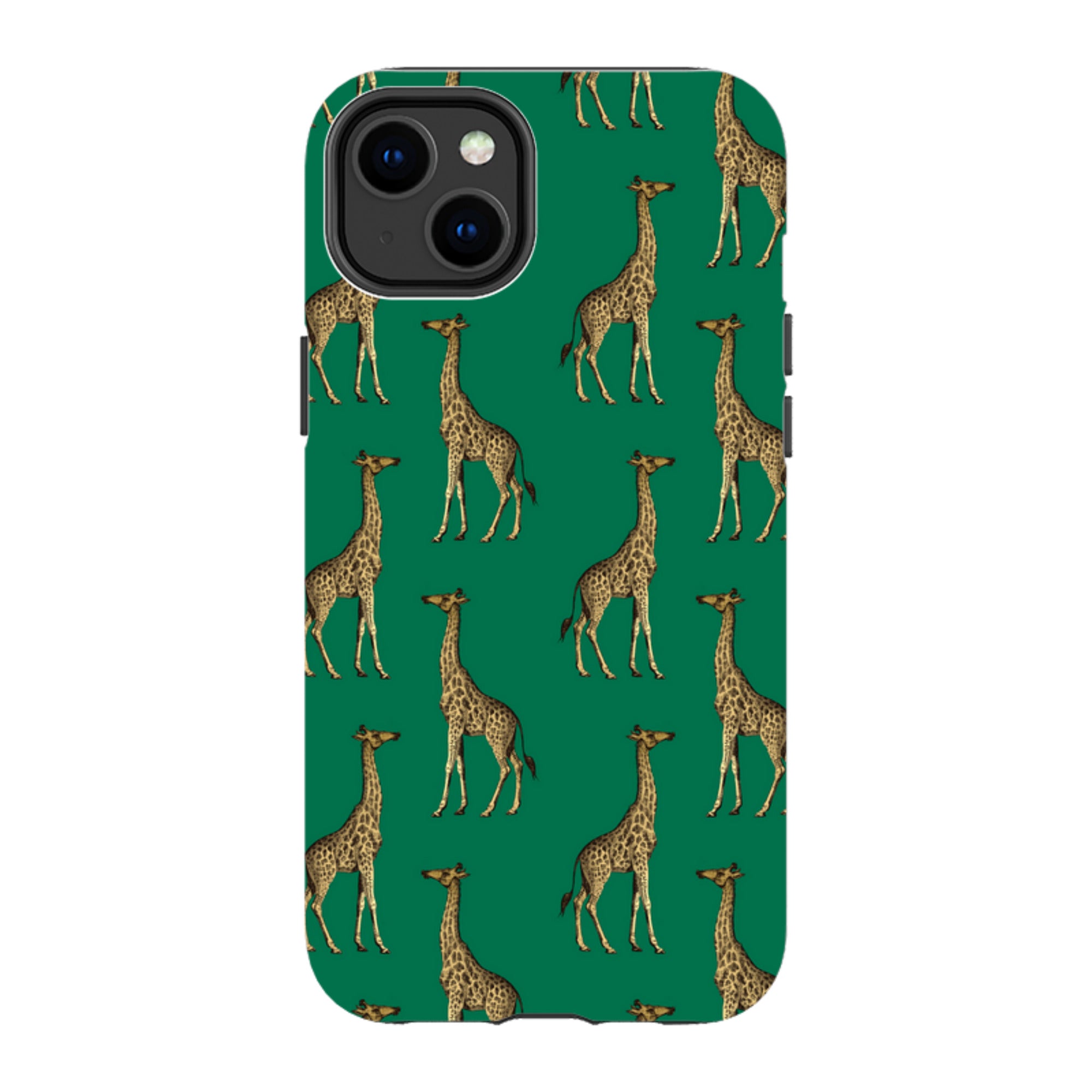 iPhone MagSafe Tough Case - Giraffe On Green