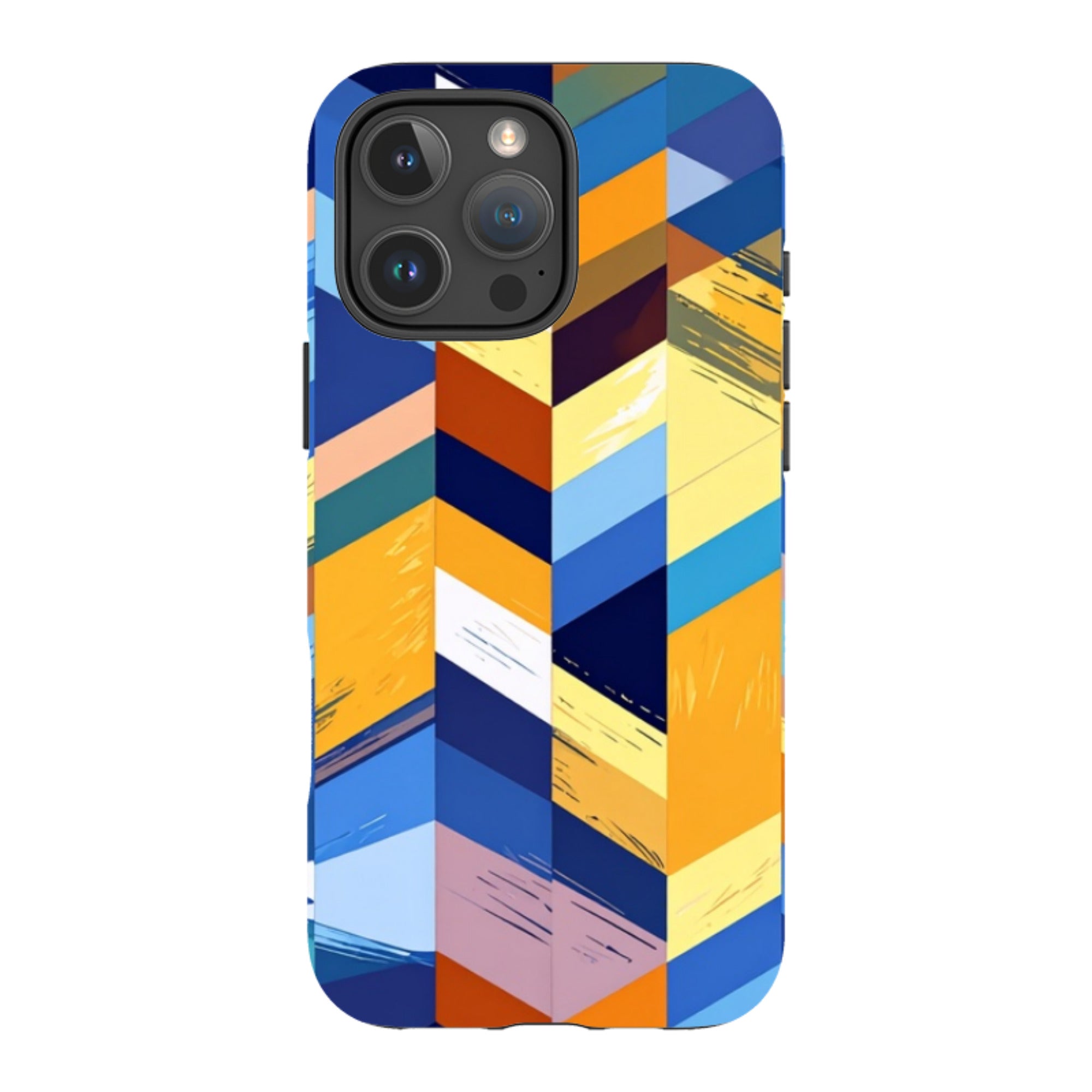 iPhone Tough Case - Technicolor Stripes