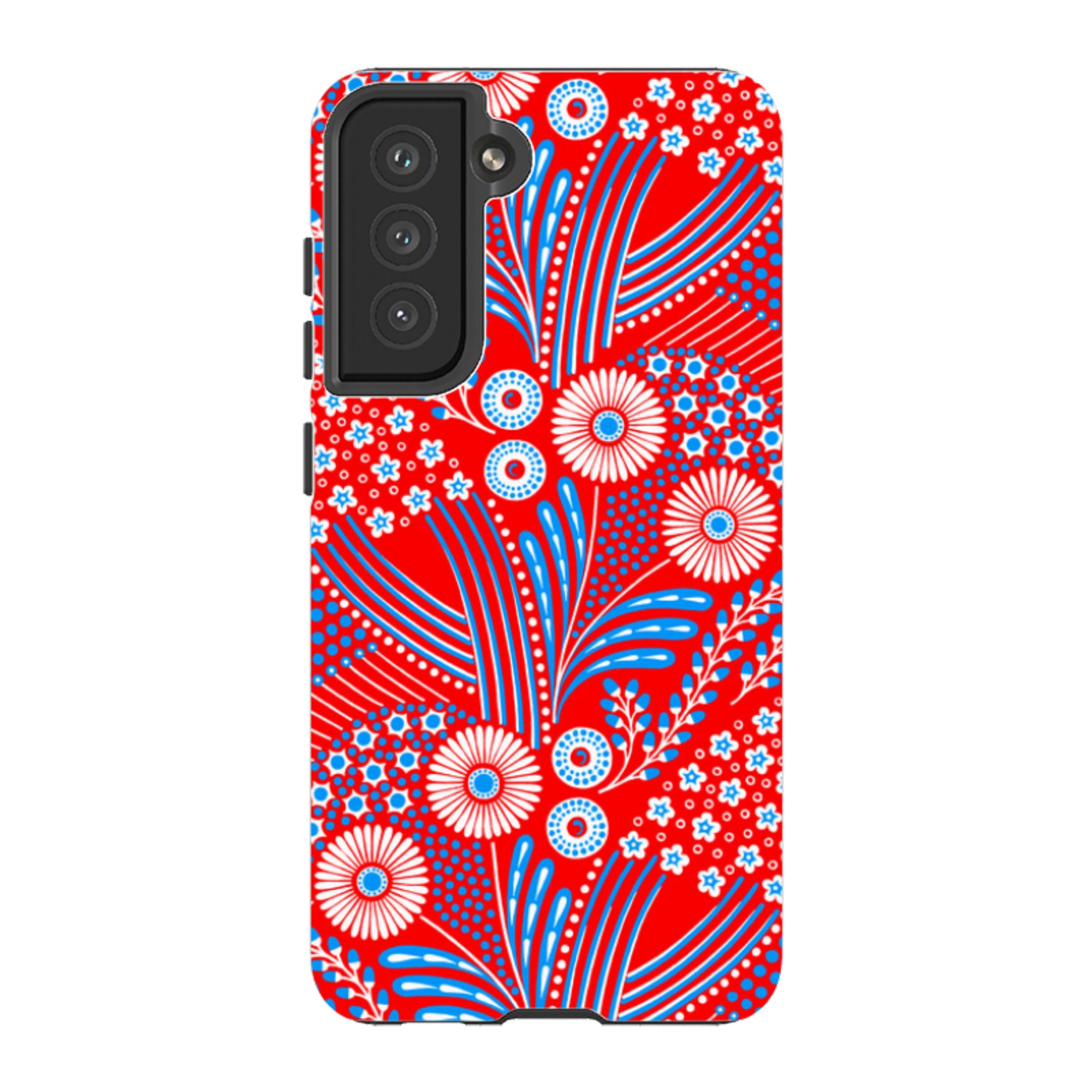 Samsung Tough Case - Red Bouquet By Cressida Bell
