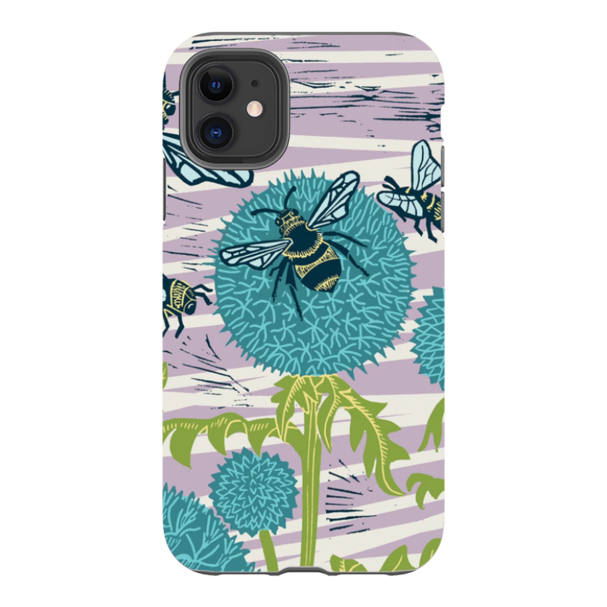 iPhone Tough Case - Pollinating Bees By Kate Heiss