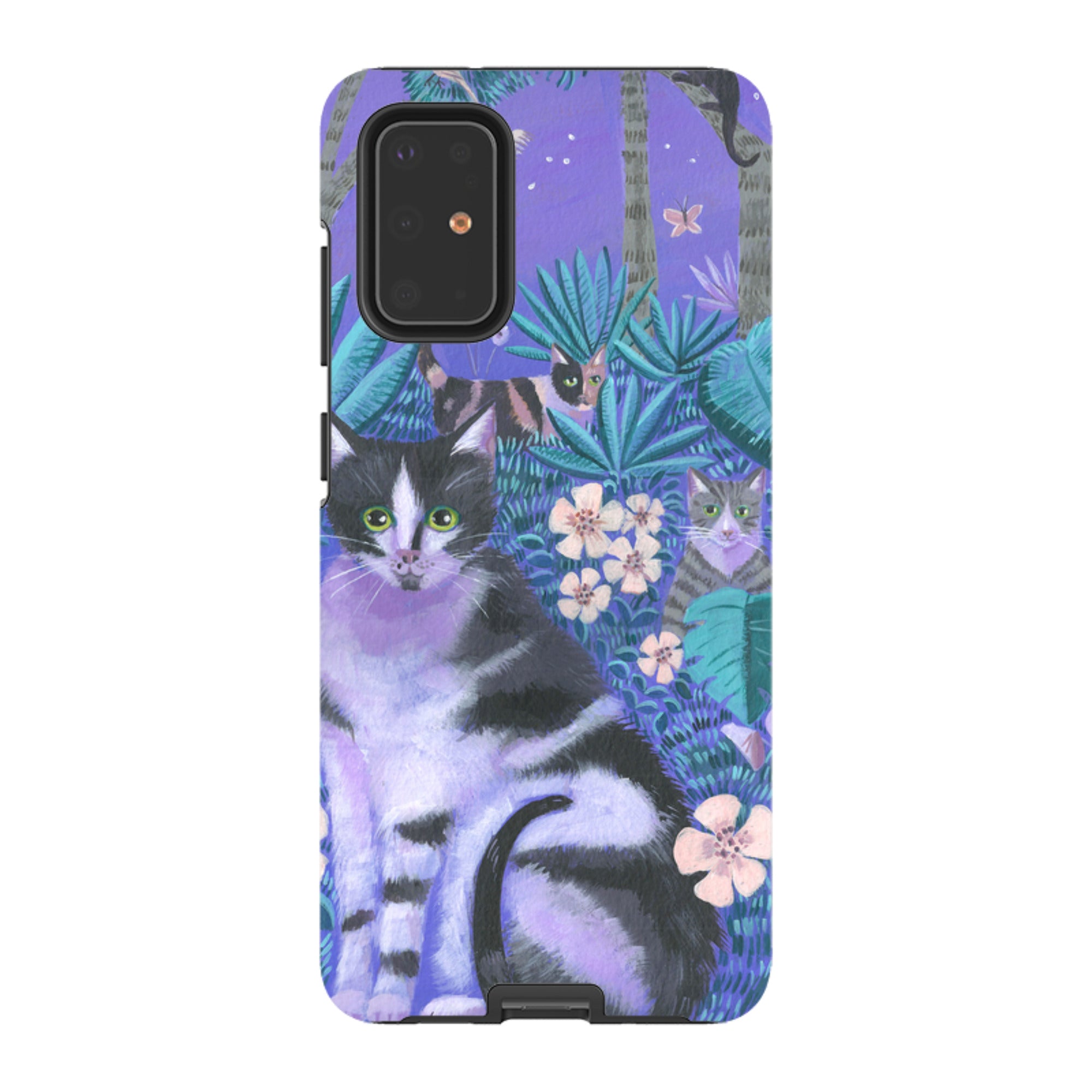Samsung Tough Case - Night Cats 2 By Mary Stubberfield