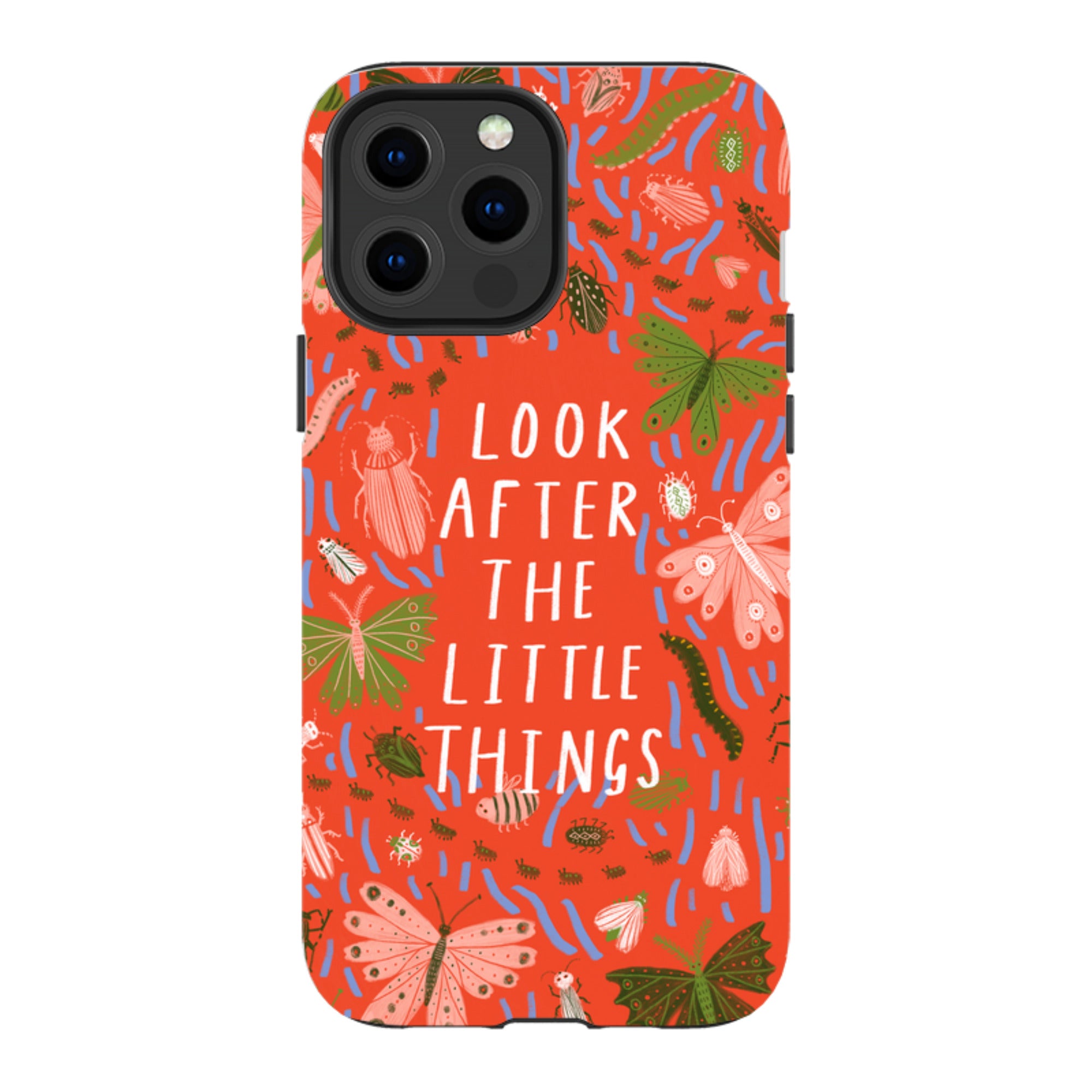 iPhone Tough Case - Little Things Orange By Lee Foster Wilson